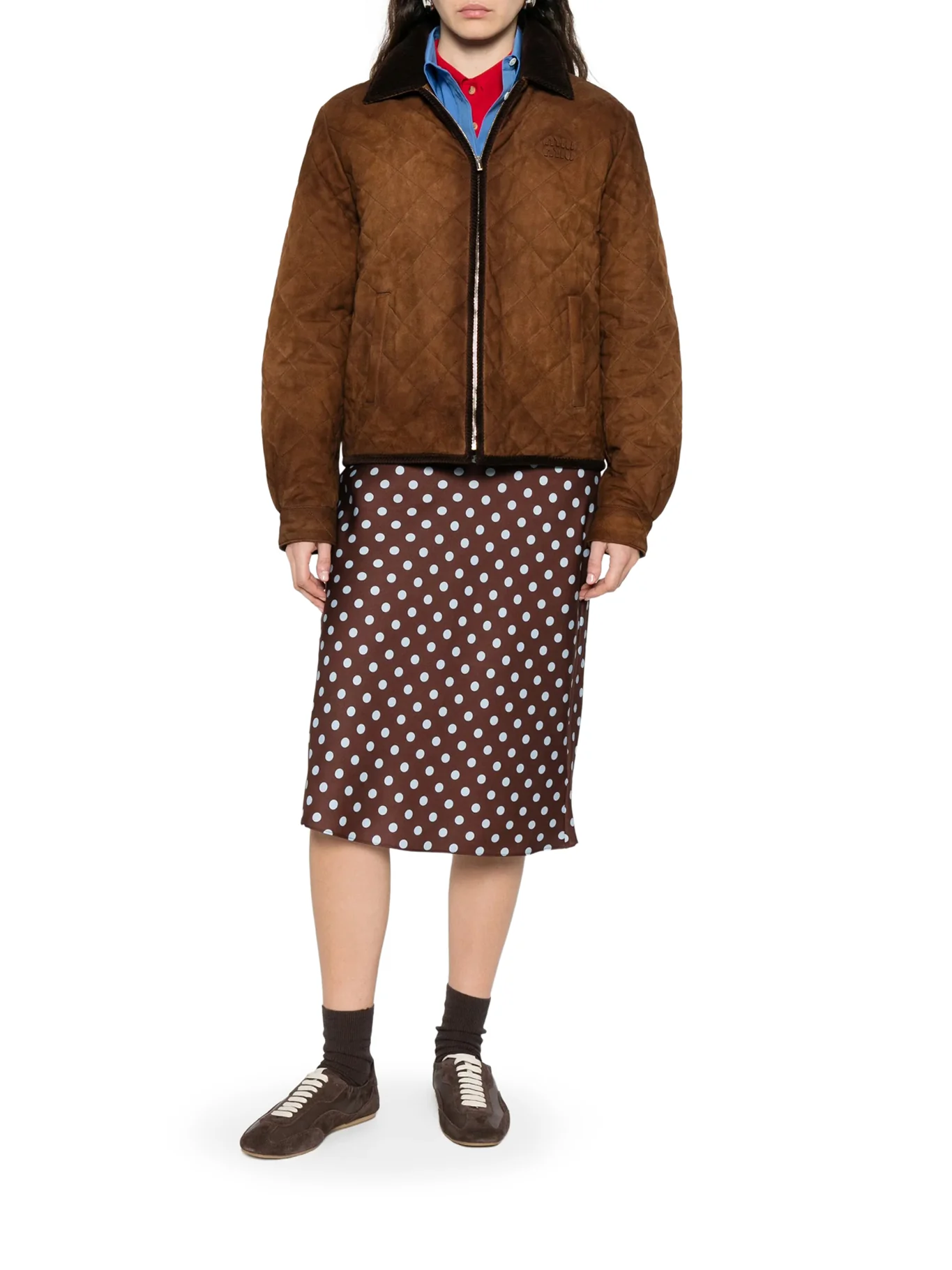 SUEDE JACKET WITH VELVET COLLAR - Image 2