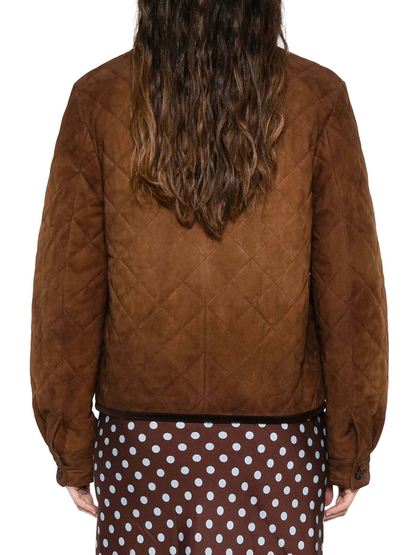 SUEDE JACKET WITH VELVET COLLAR - Image 4