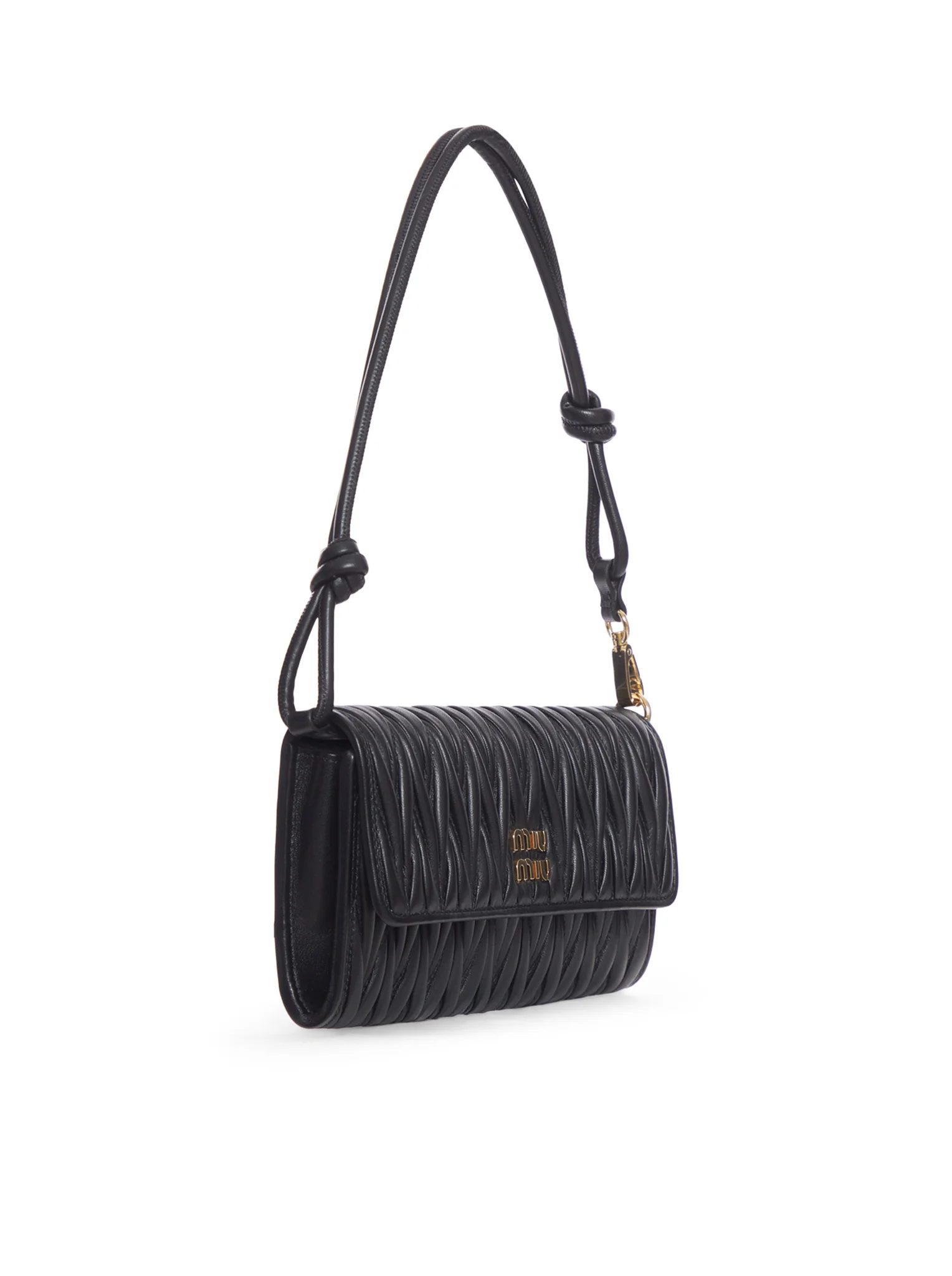 WALLET ON CHAIN IN MATELASSÉ LEATHER - Image 2