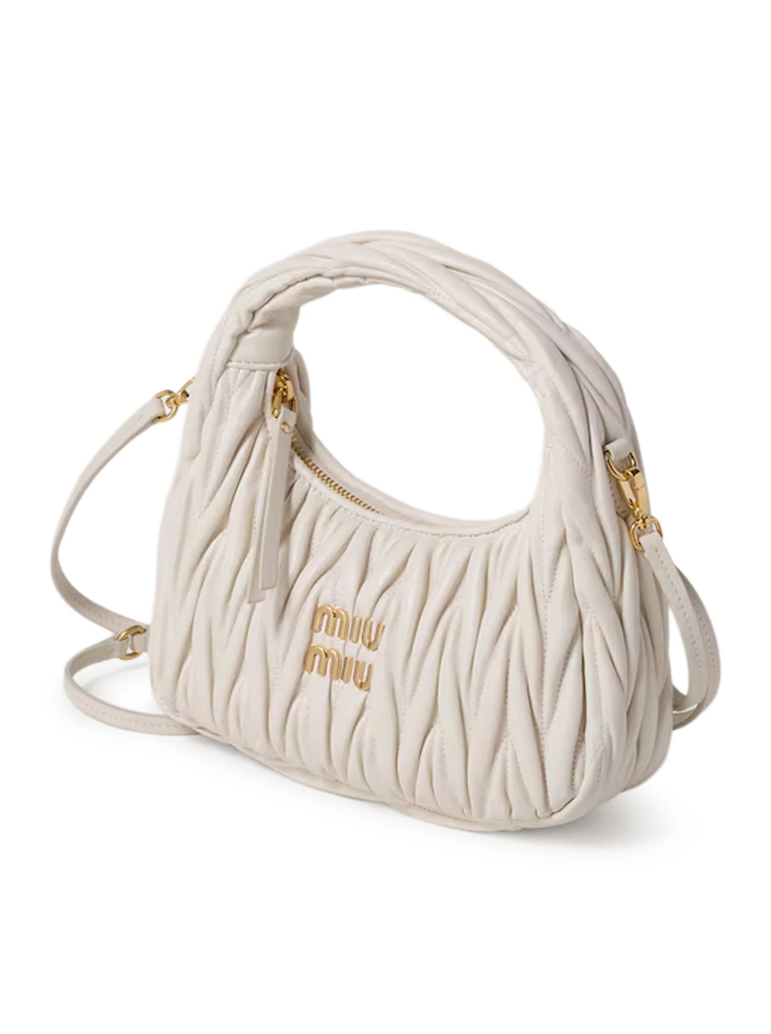 WANDER HOBO BAG IN MATELASSÉ NAPPA - Image 3