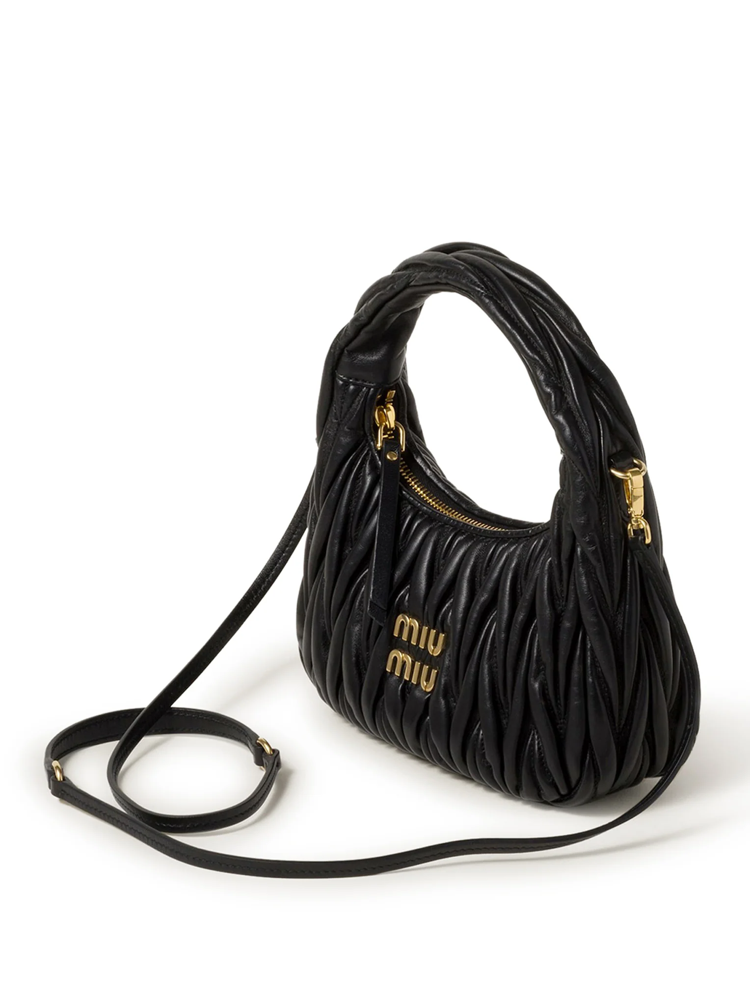 Wander hobo bag in quilted nappa - Image 3