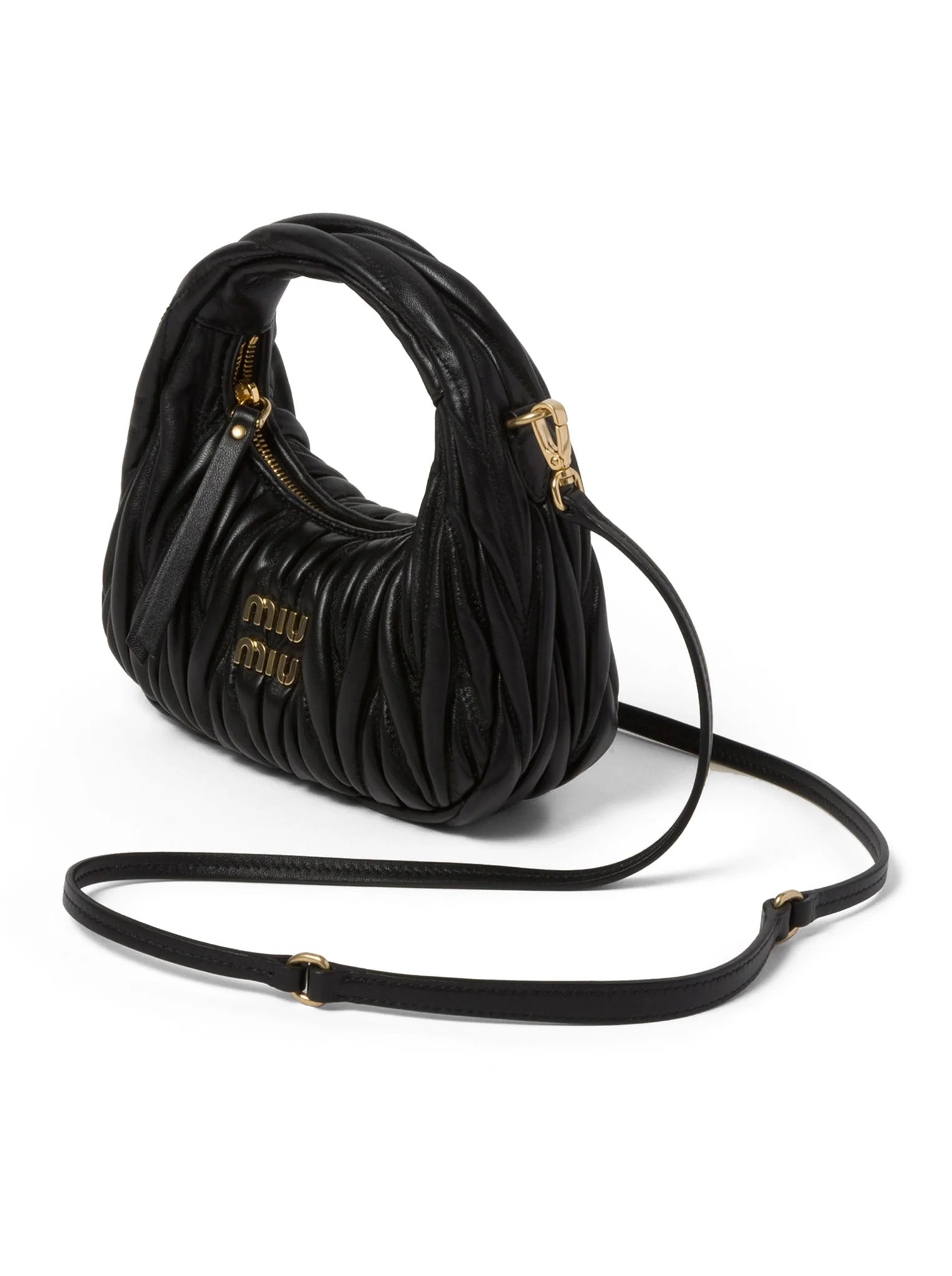 MINI HOBO WANDER BAG IN NAPPA MATELASSÈ - Image 5