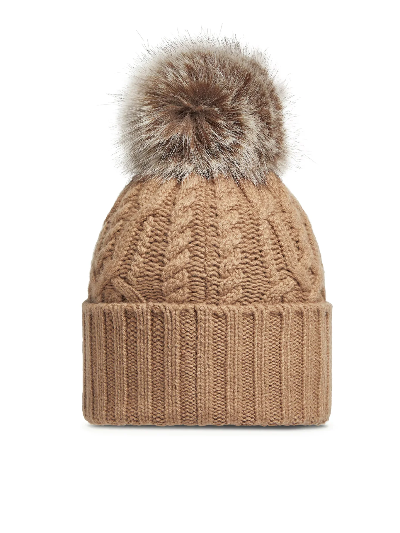 CASHMERE BLEND POM POM HAT - Image 2