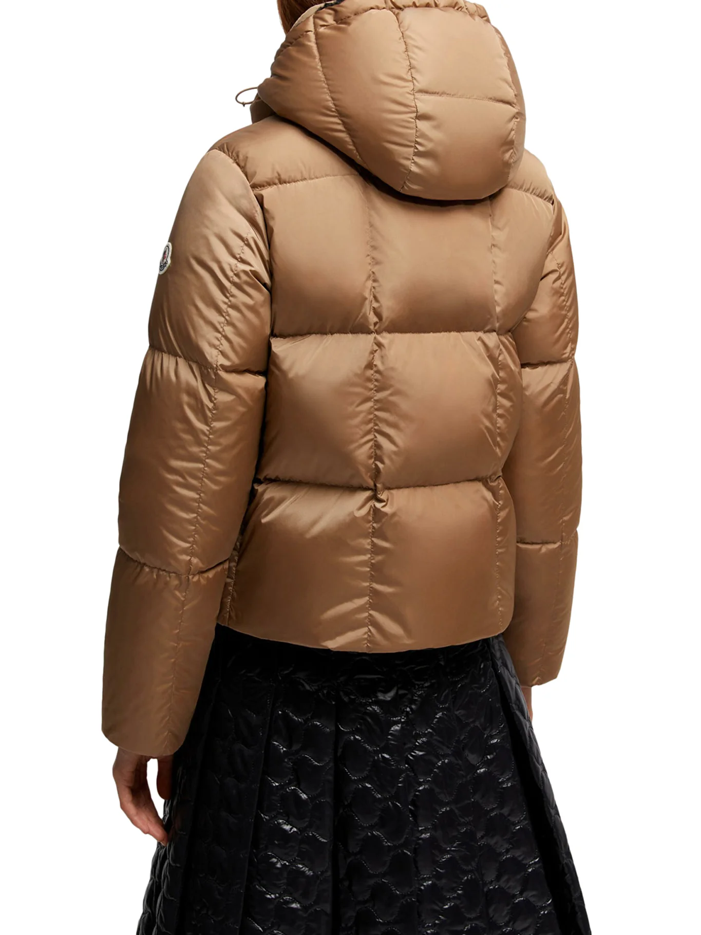 CASTELNOU SHORT DOWN JACKET WITH HOOD AND CHECKED QUILTING - Image 4