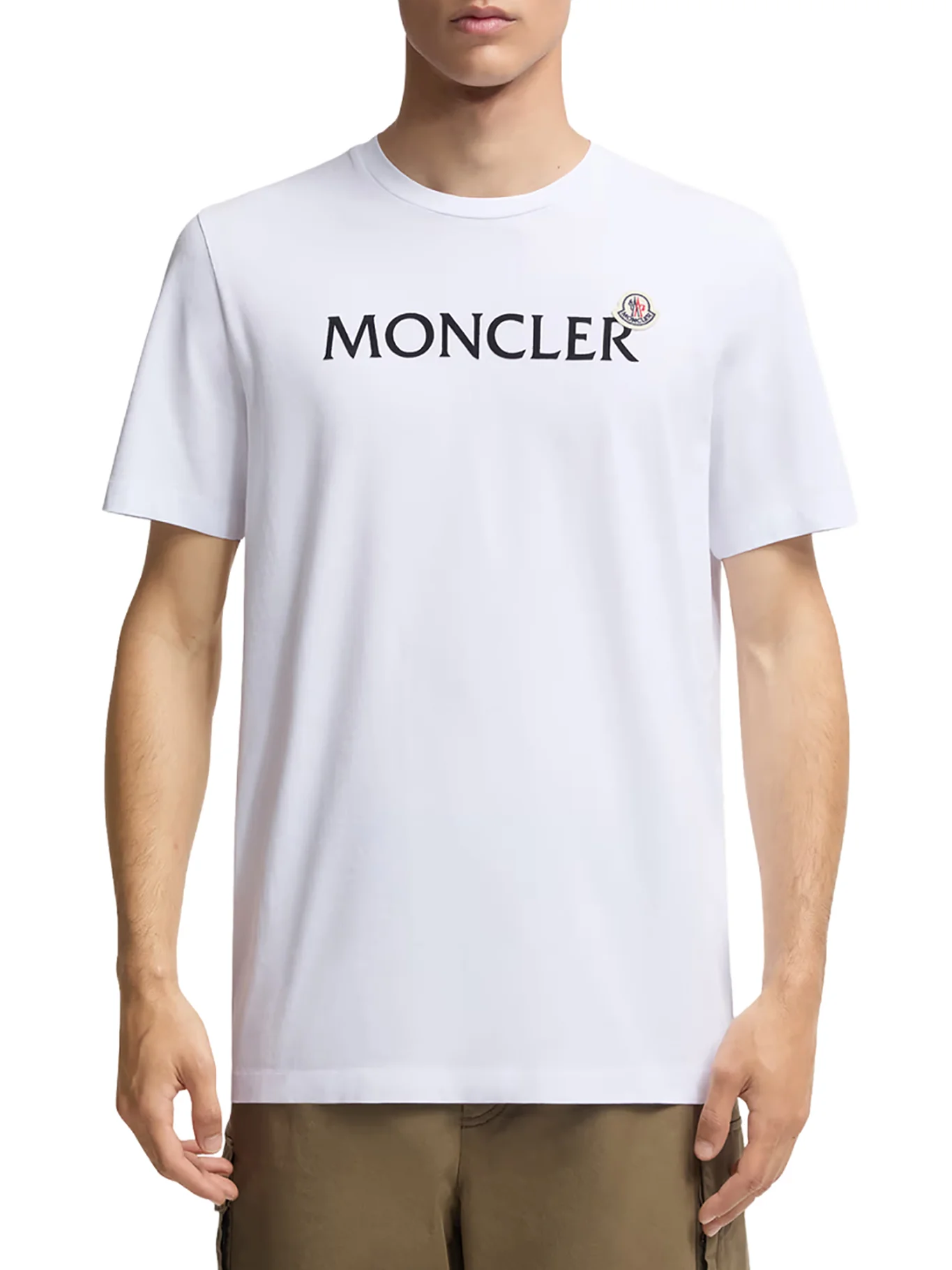 COTTON FLOCKED LOGO T-SHIRT - Image 3