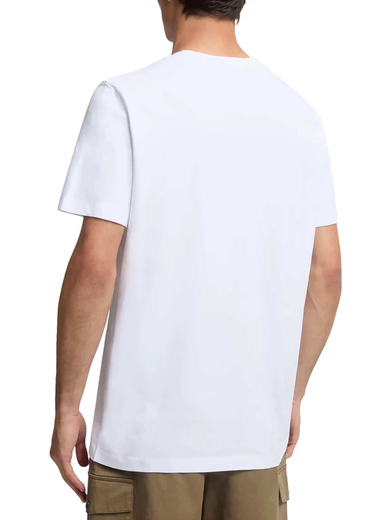COTTON FLOCKED LOGO T-SHIRT - Image 4