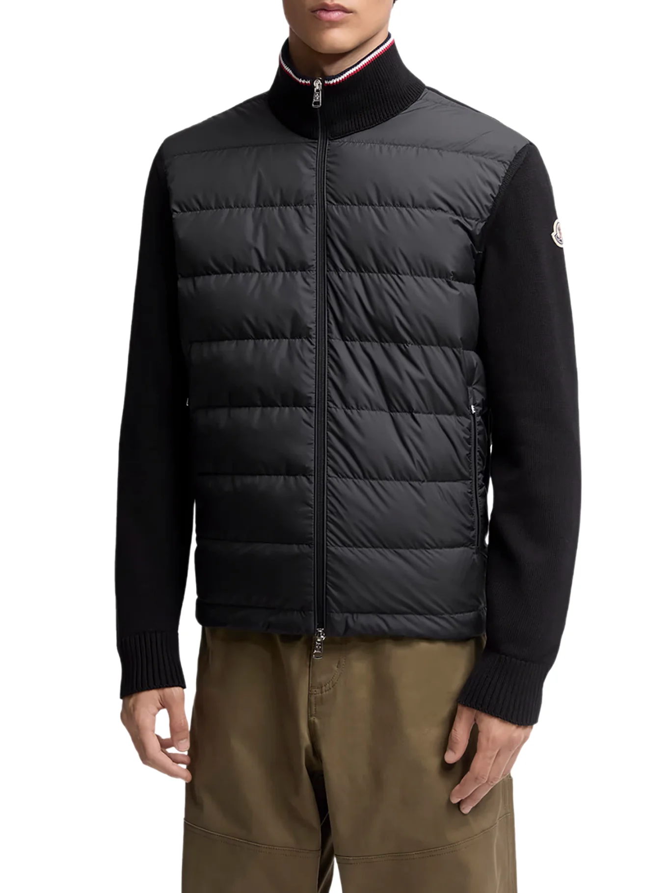 COTTON PADDED CARDIGAN WITH ZIP - Image 3