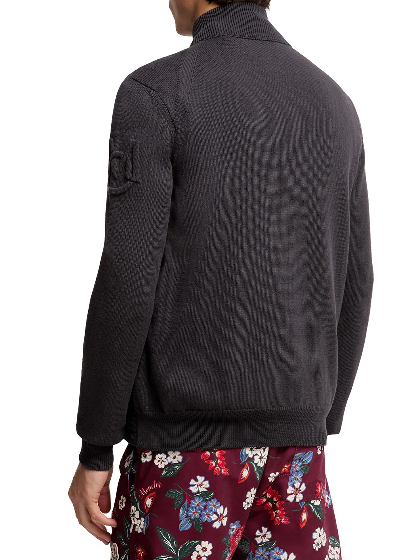 COTTON PADDED CARDIGAN WITH ZIP - Image 4