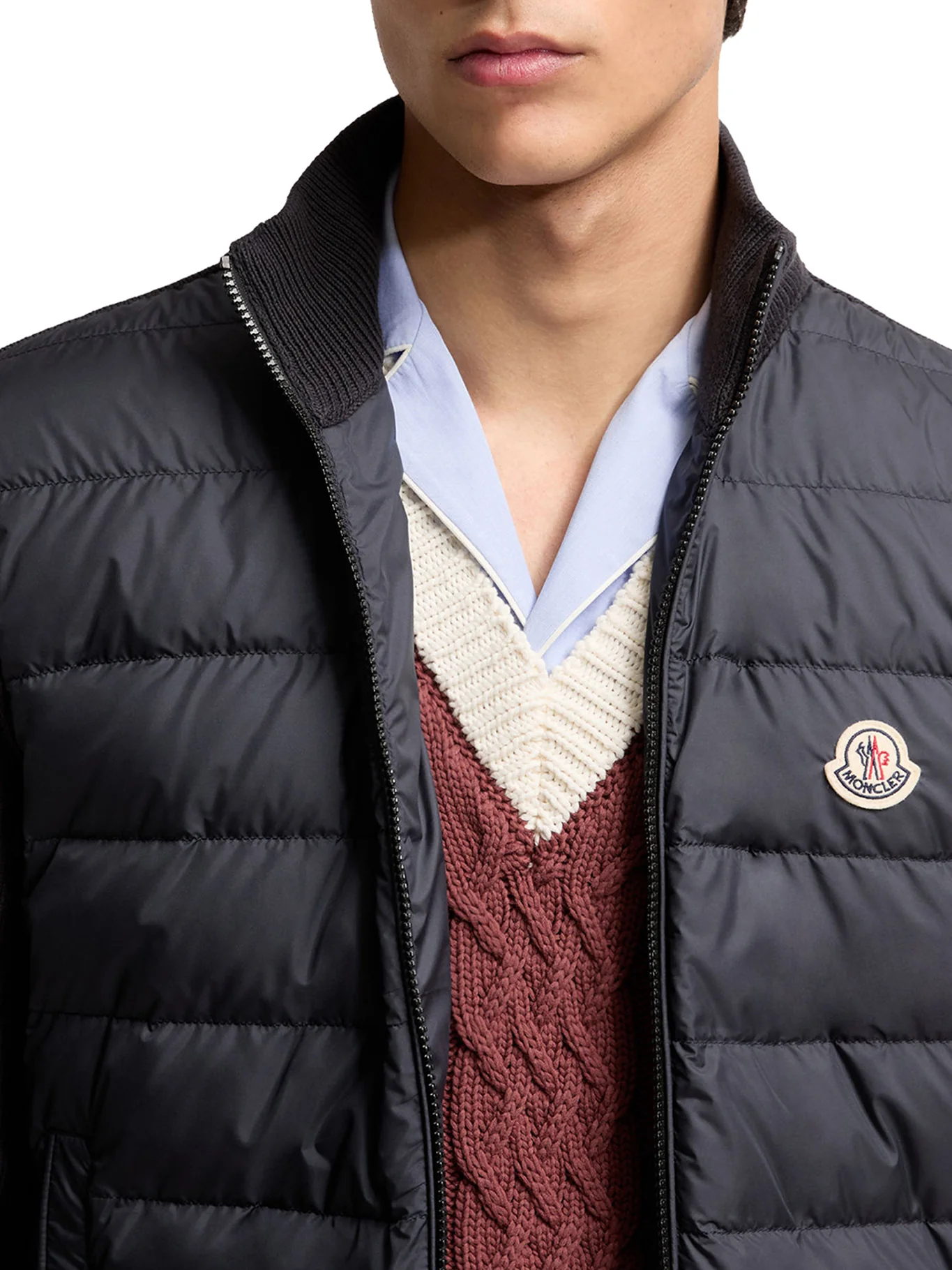 COTTON PADDED CARDIGAN WITH ZIP - Image 6
