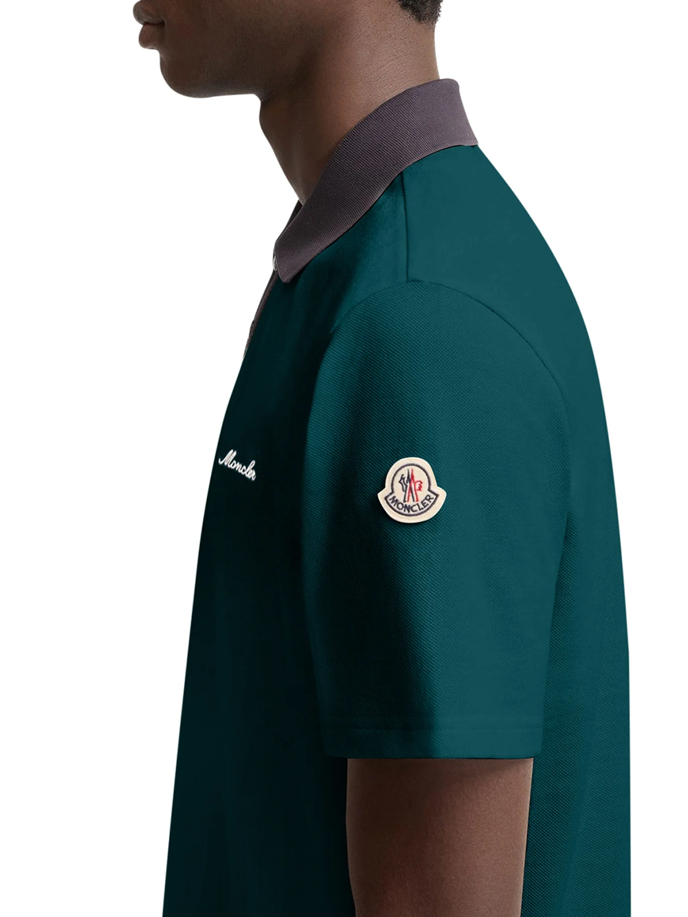 COTTON PIQUET POLO SHIRT WITH EMBROIDERED LOGO - Image 5
