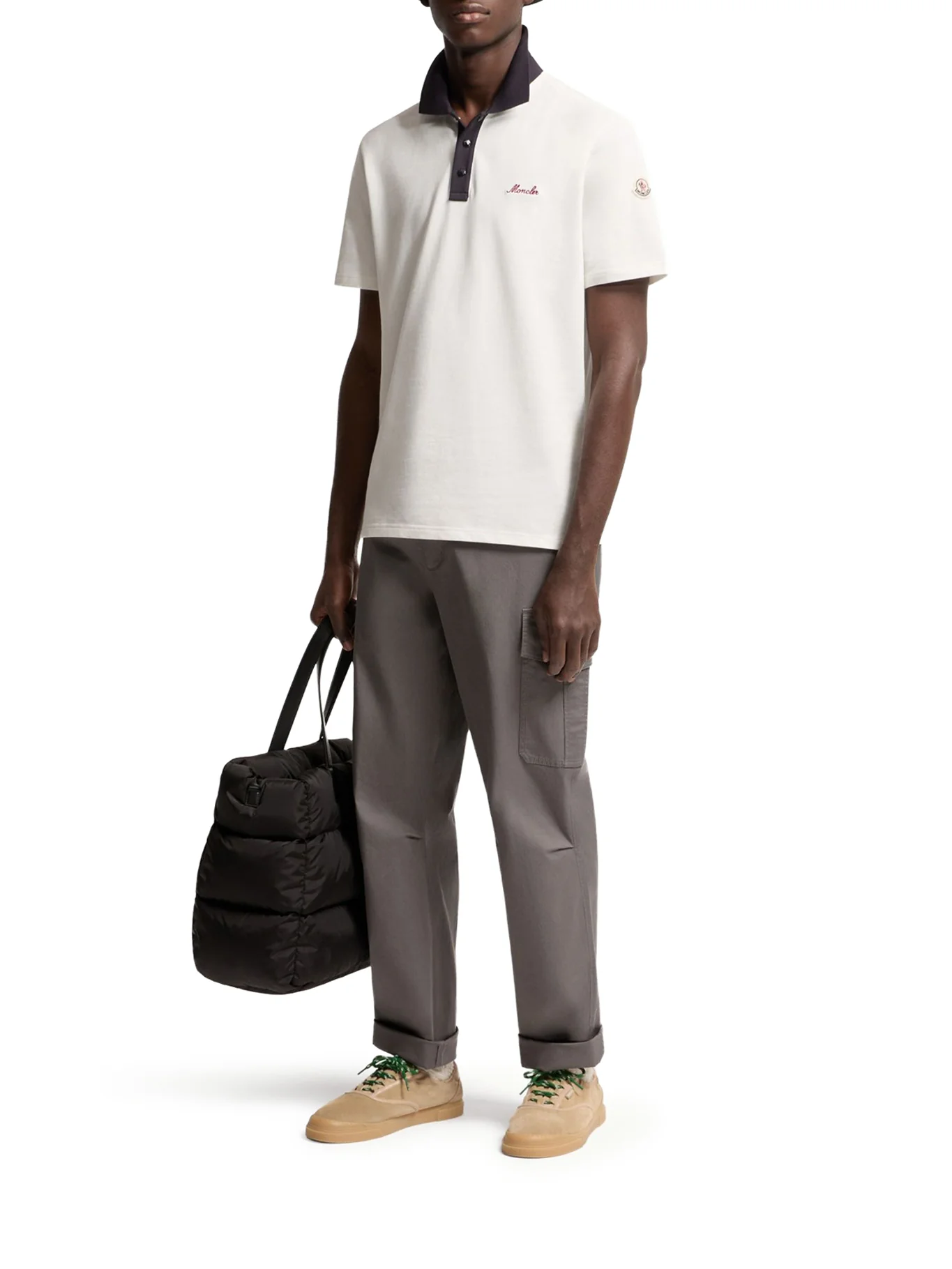 COTTON PIQUET POLO SHIRT WITH EMBROIDERED LOGO - Image 2