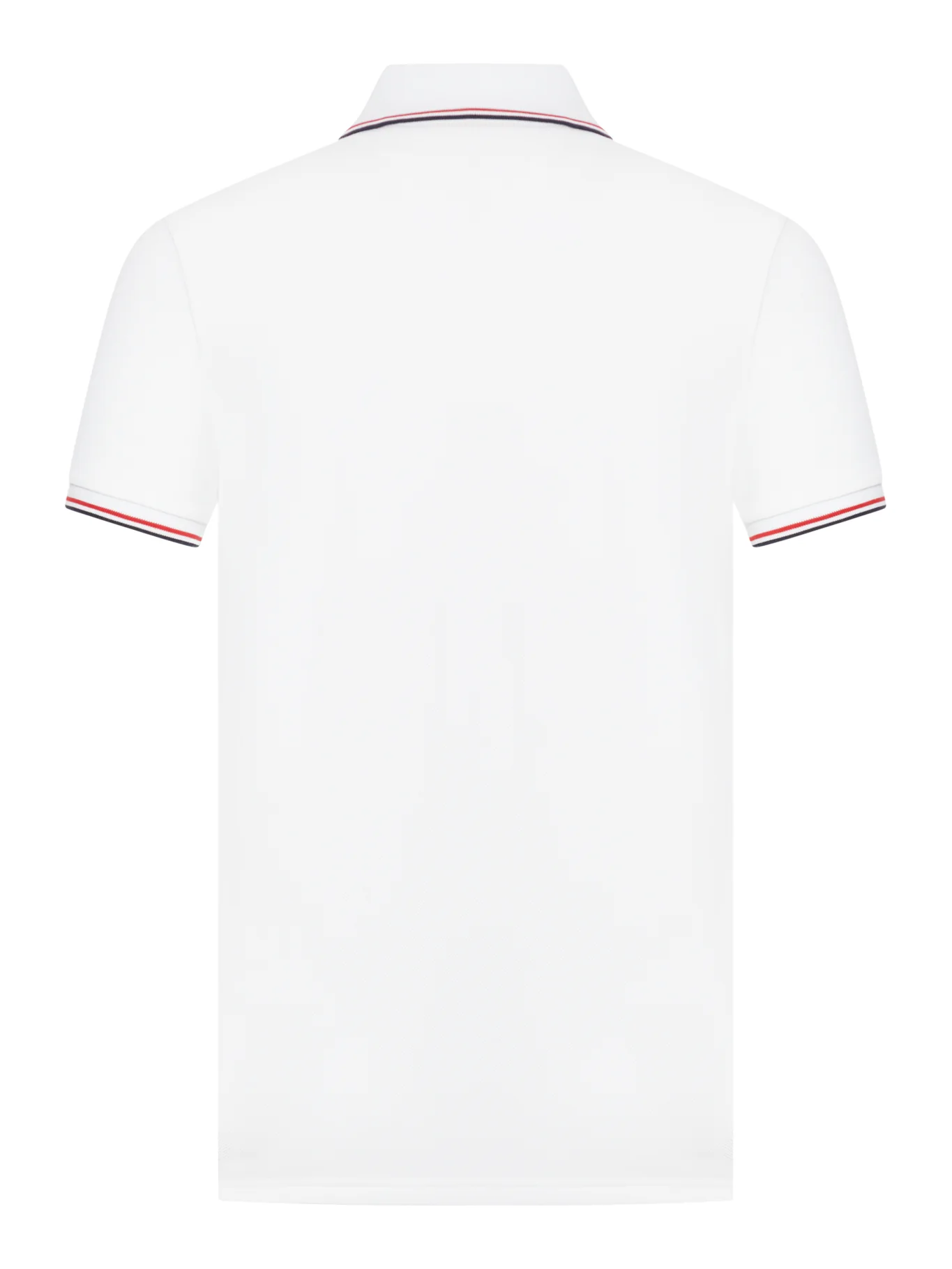 COTTON PIQUET POLO SHIRT WITH TRICOLOUR FINISHES - Image 2