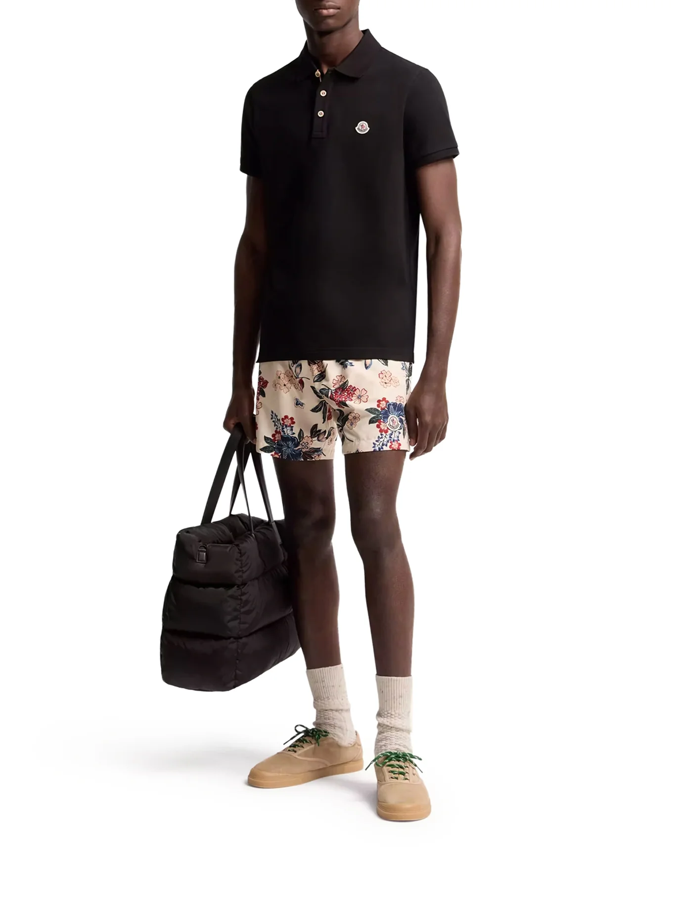 COTTON POLO SHIRT WITH LOGO PATCH - Image 2