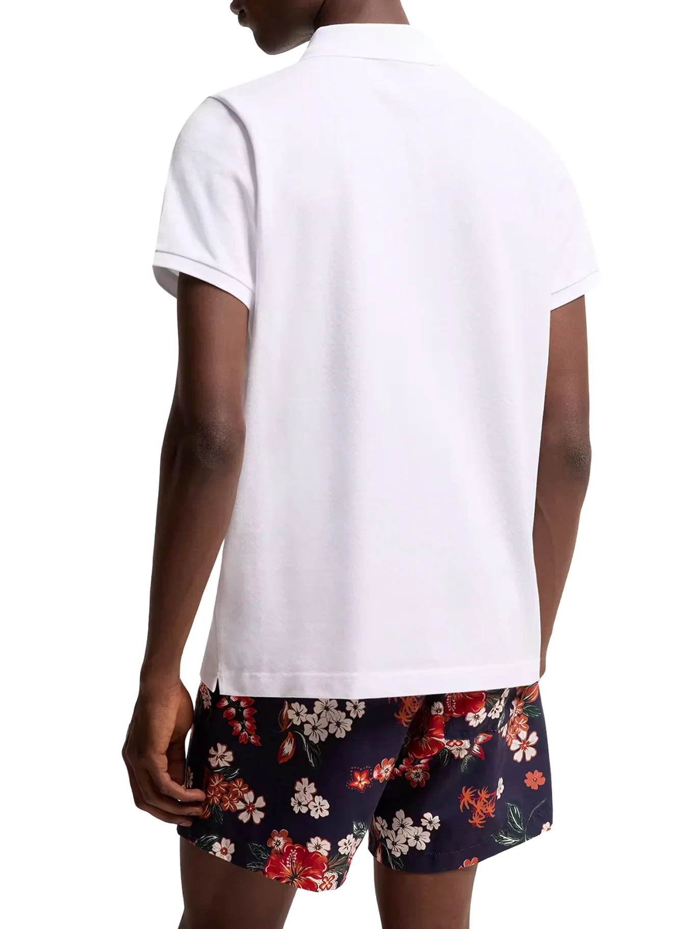 COTTON POLO SHIRT WITH LOGO PATCH - Image 4