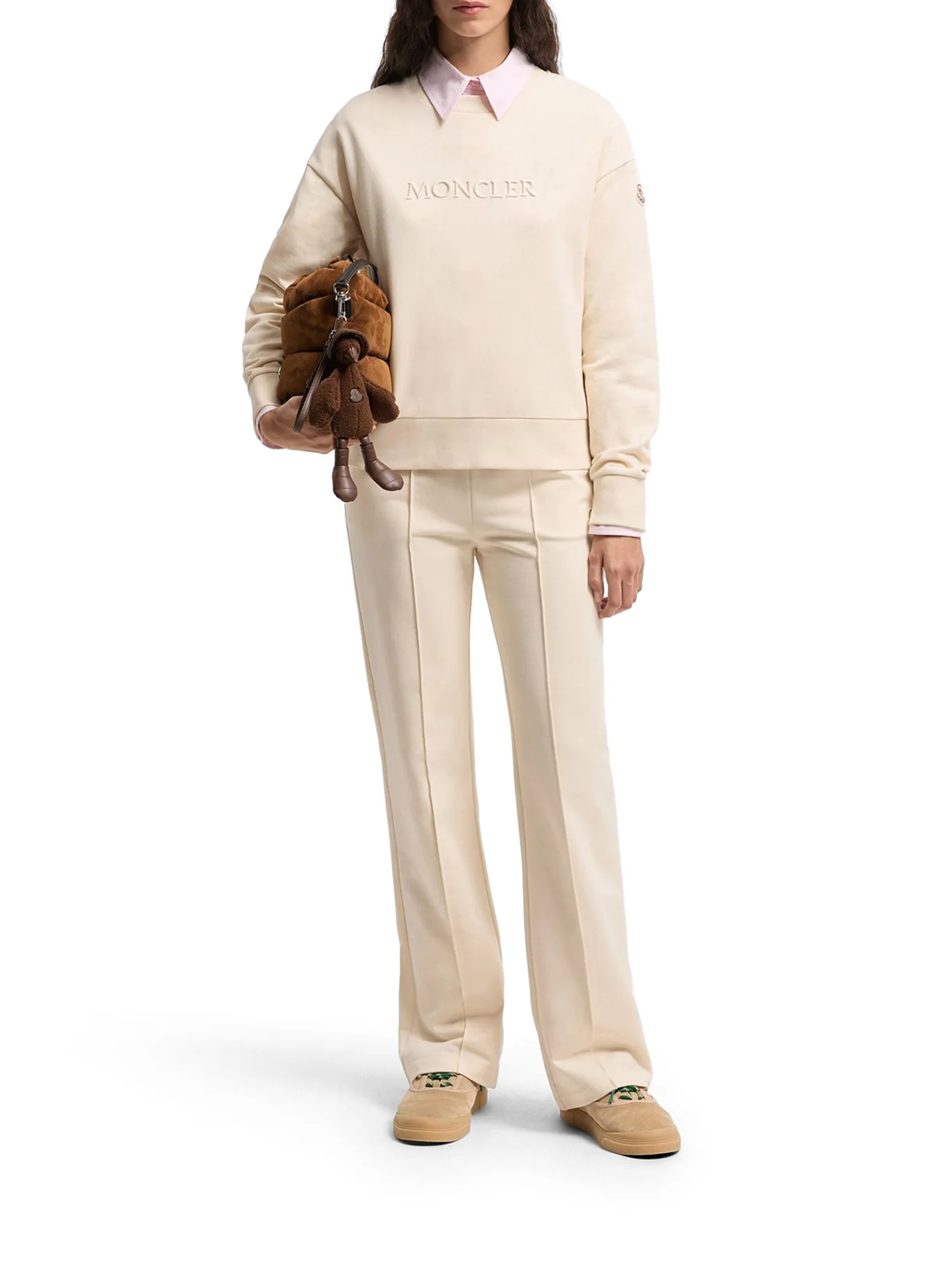 COTTON SWEATSHIRT WITH EMBROIDERED LOGO - Image 2