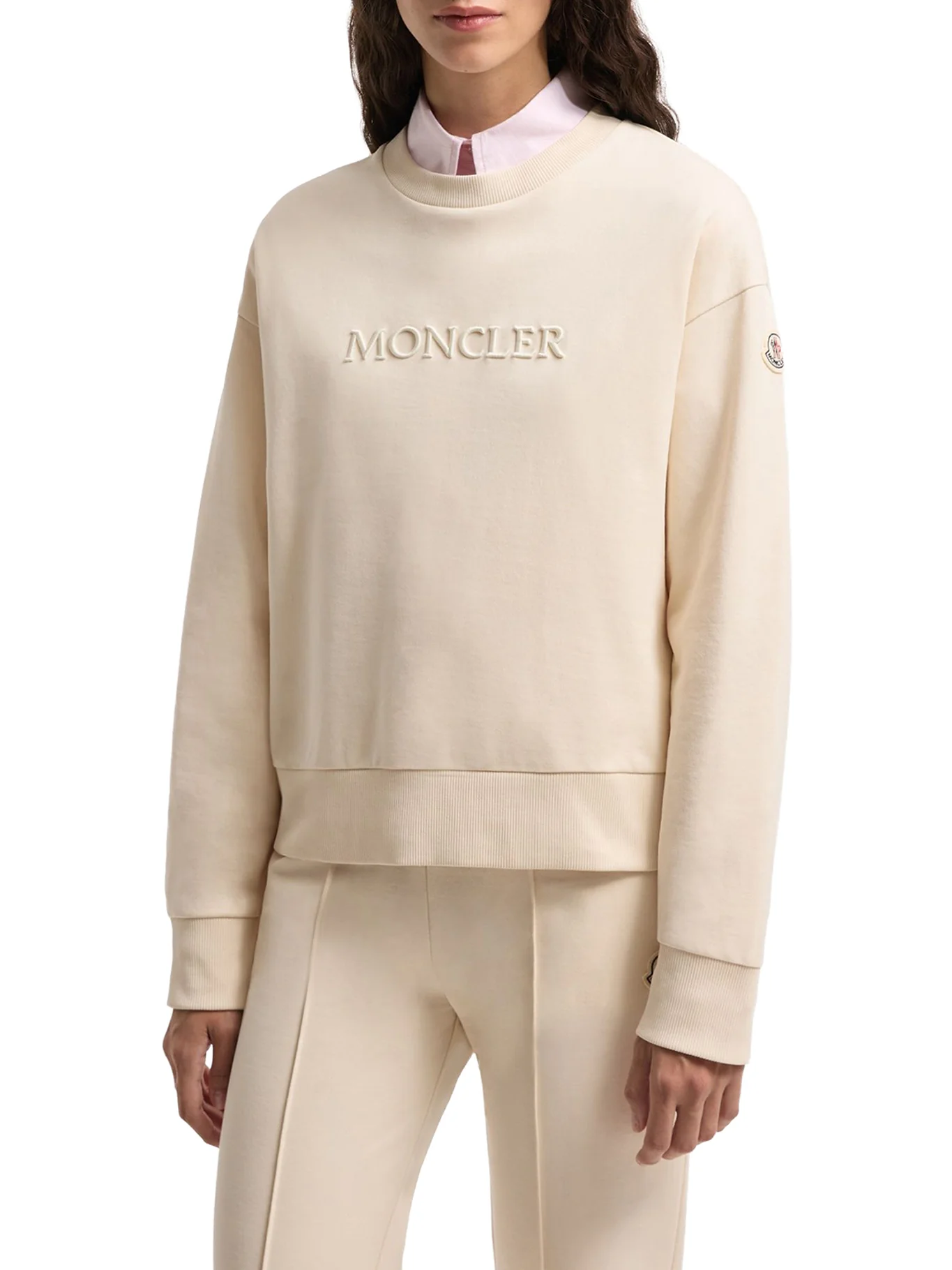 COTTON SWEATSHIRT WITH EMBROIDERED LOGO - Image 3