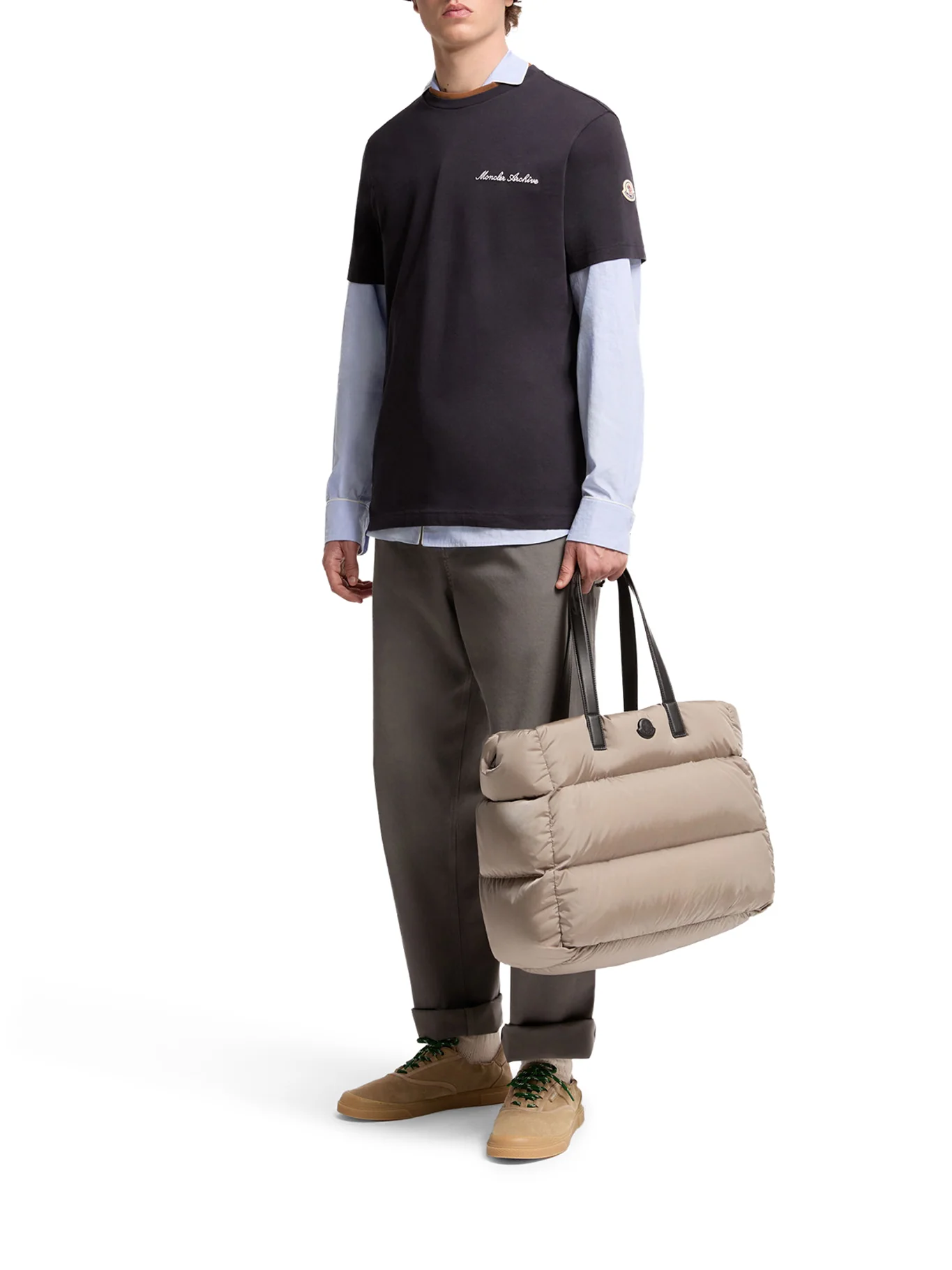 COTTON T-SHIRT WITH EMBROIDERED LOGO - Image 2