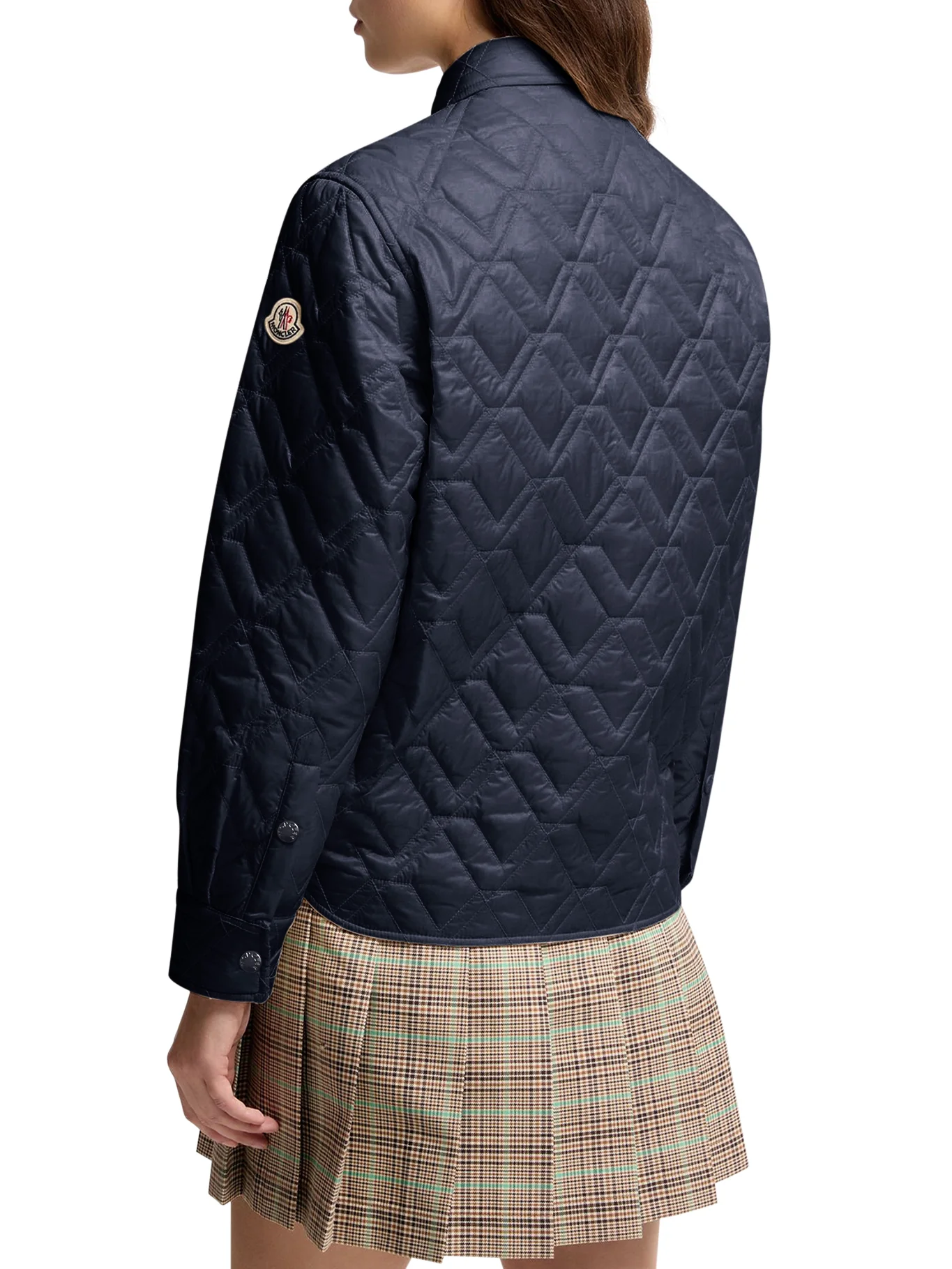 DIAMOND QUILTED PADDED SHIRT JACKET - Image 4