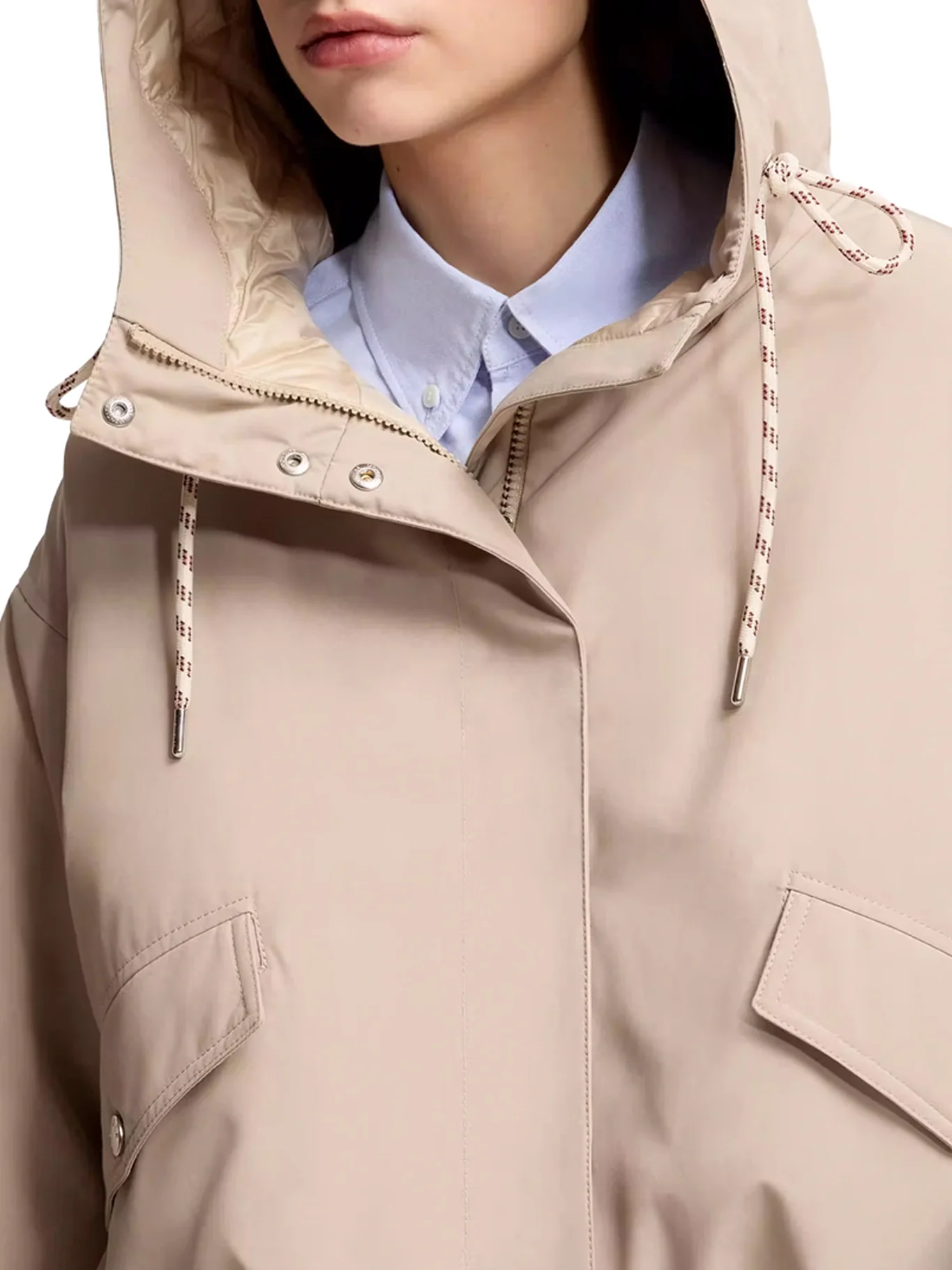 EUCALYPTUS SHORT DOWN JACKET WITH HOOD - Image 7
