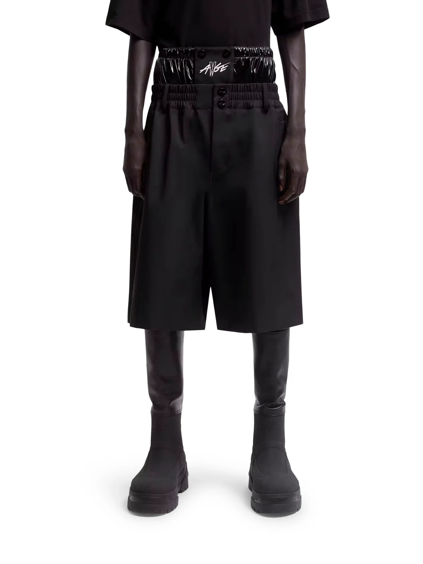 MONCLER X A$AP ROCKY LOGO PRINT SHORTS - Image 3