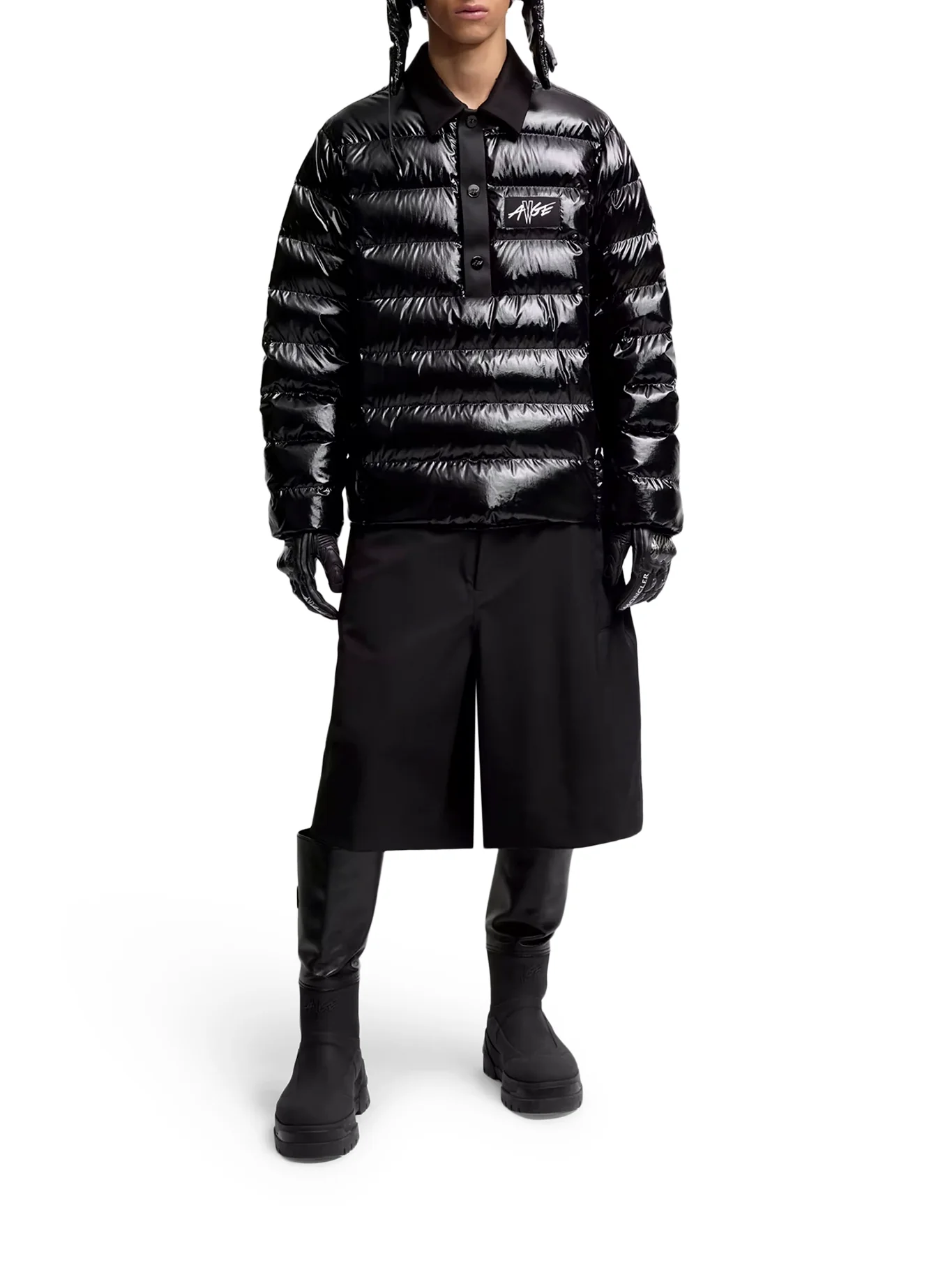MONCLER X A$AP ROCKY VARDAR DOWN POLO SHIRT JACKET - Image 2
