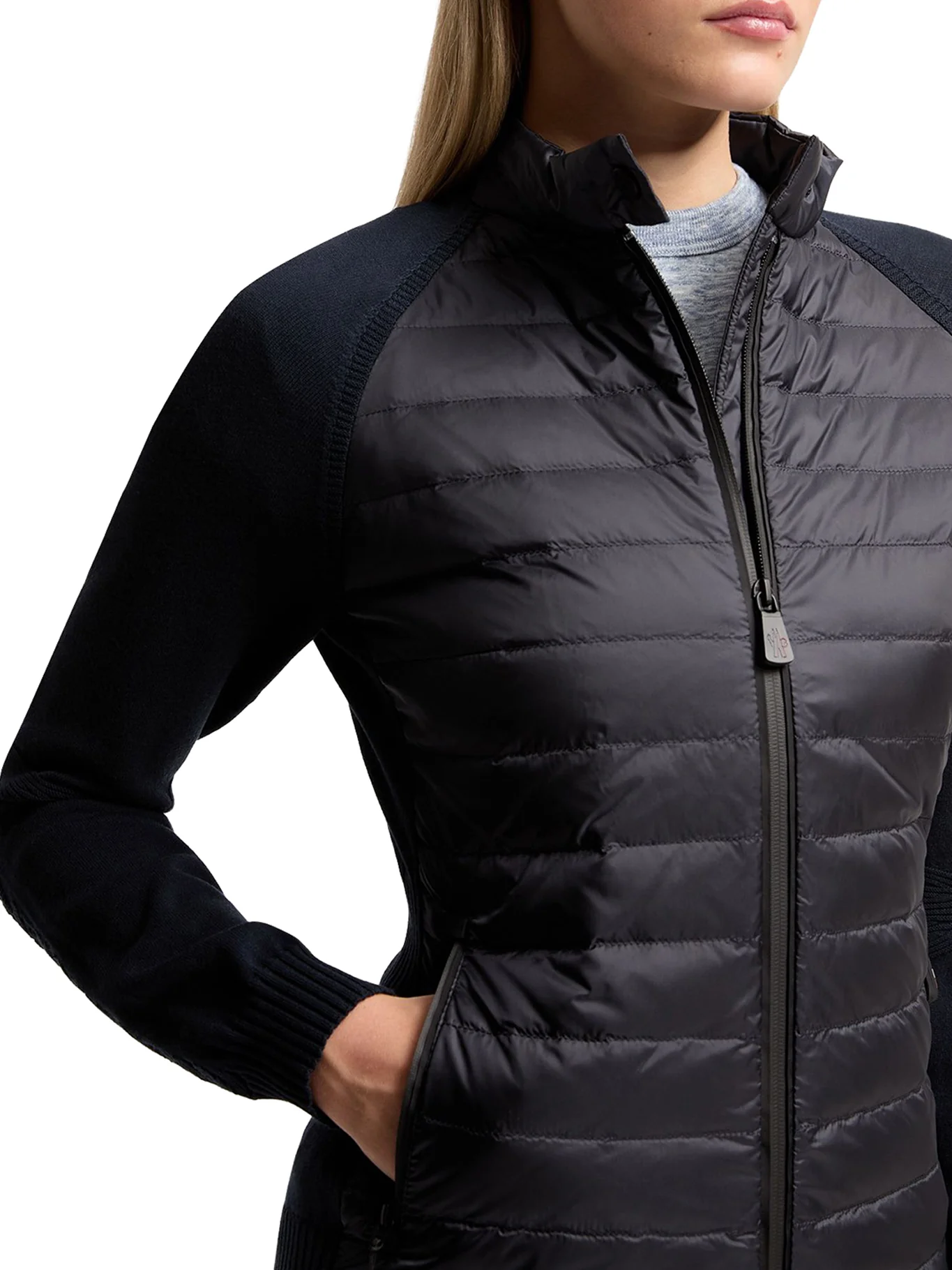 PADDED CARDIGAN WITH ZIP - Image 5