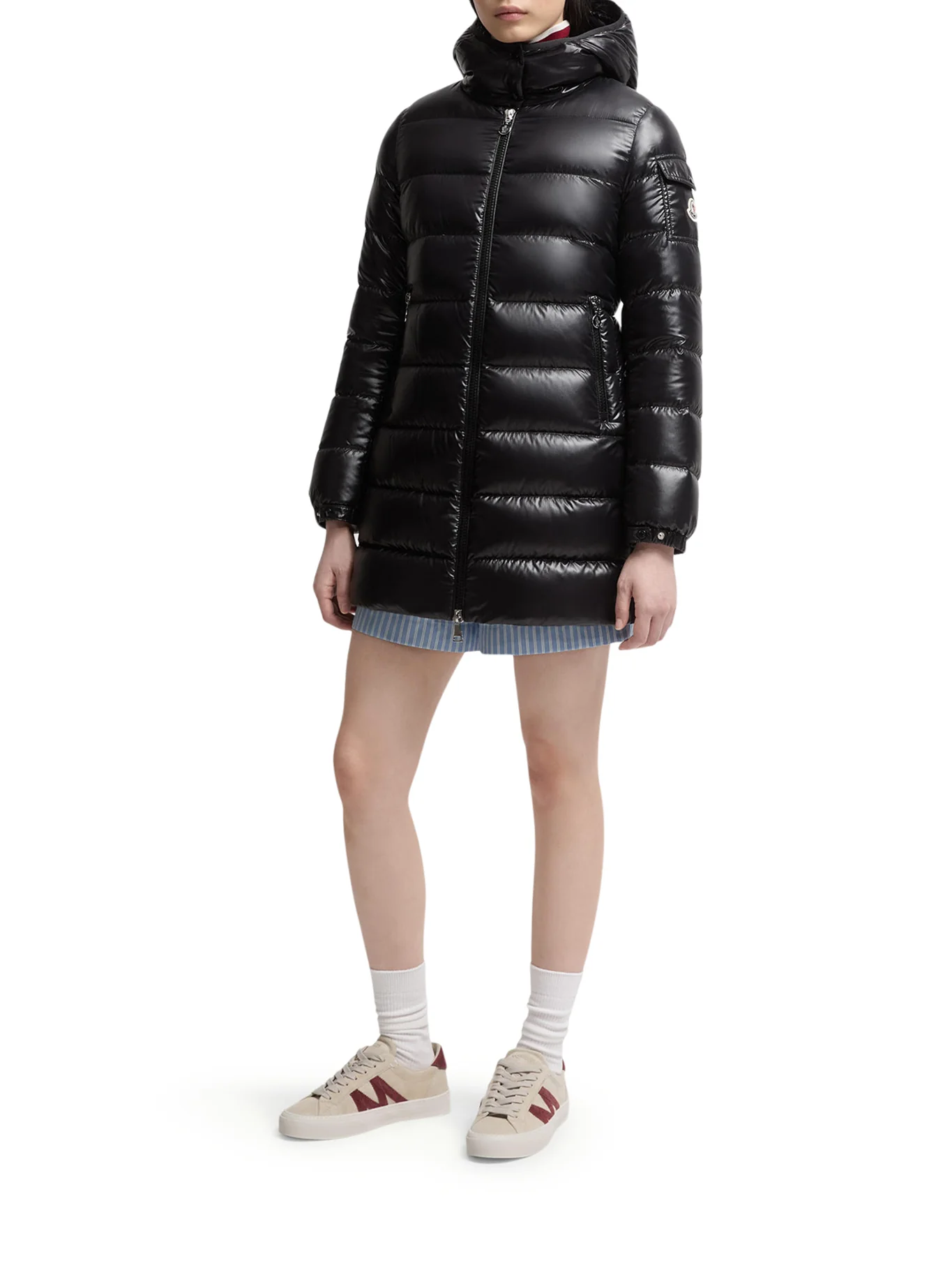 MIDI COURCELLES DOWN JACKET WITH HOOD - Image 2