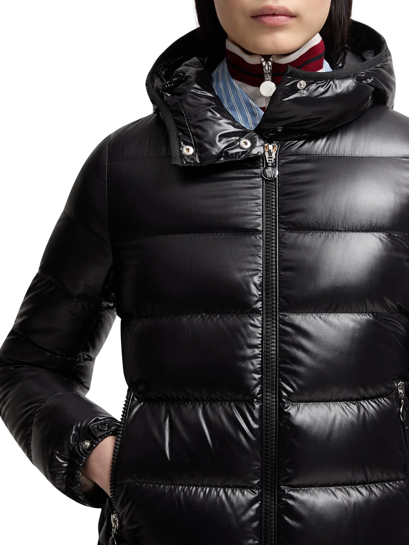 MIDI COURCELLES DOWN JACKET WITH HOOD - Image 5