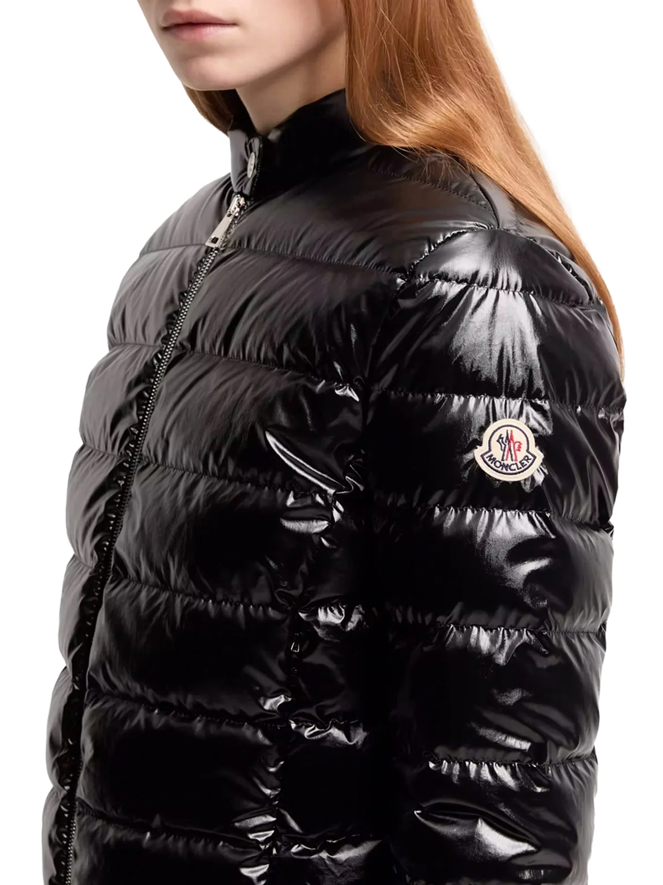SHORT DOWN JACKET WITH BOW TIE - Image 6