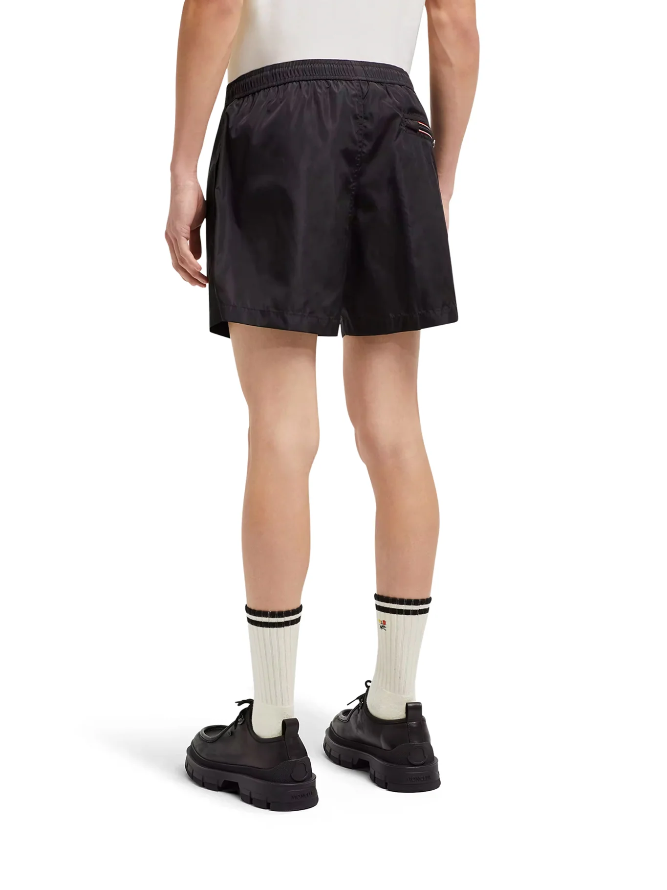 SWIMWEAR WITH LOGO PATCH - Image 4