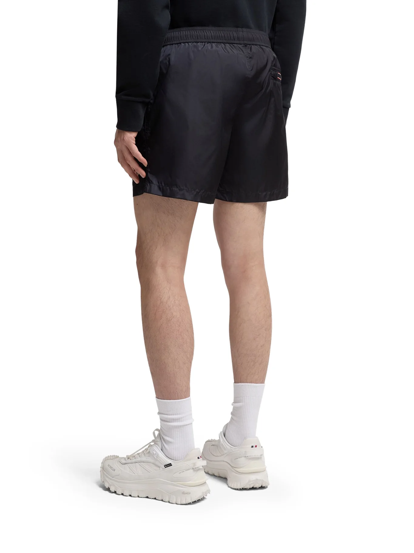 SWIMWEAR WITH LOGO PATCH - Image 4
