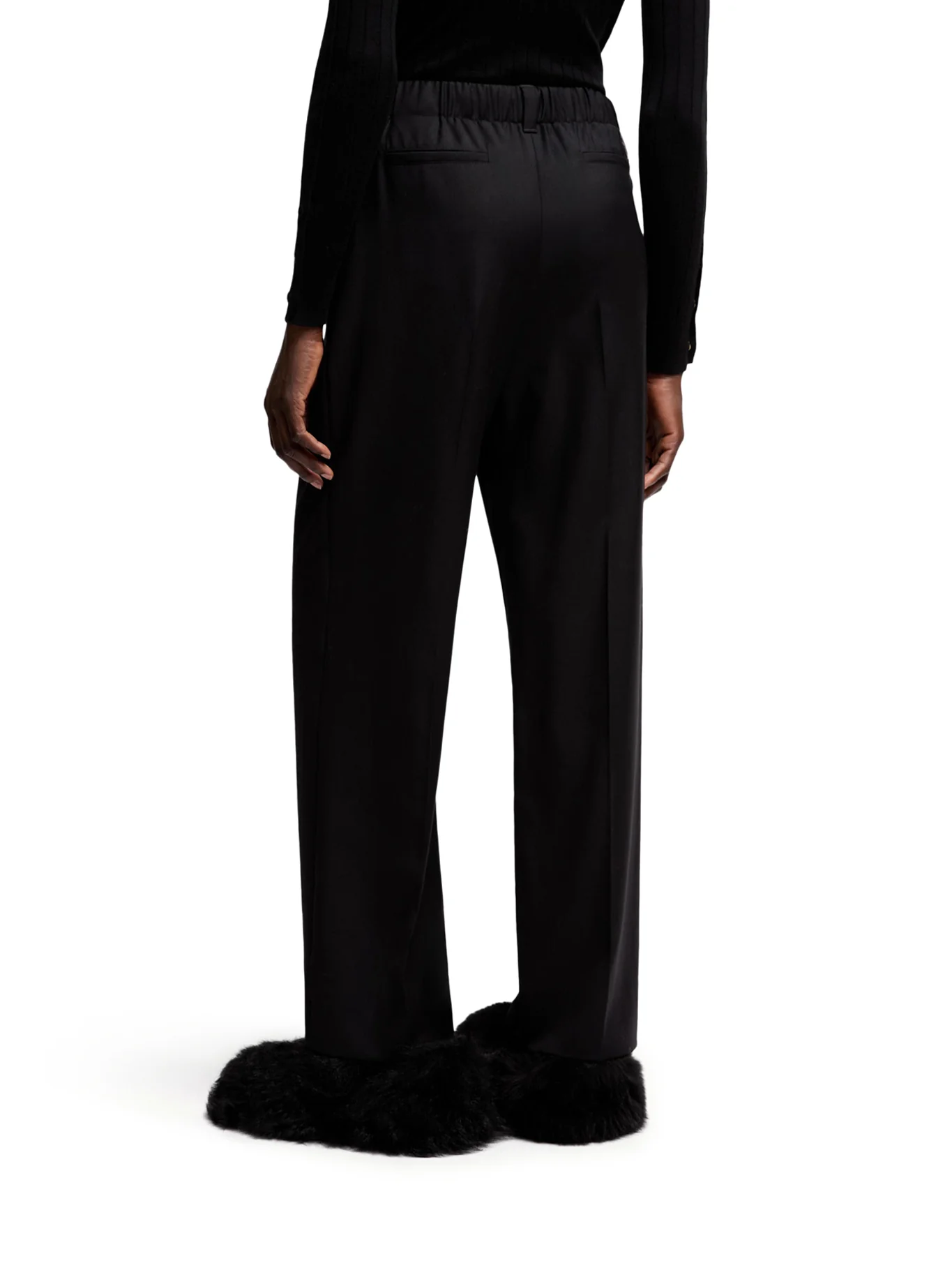 TAILORED WOOL GABARDINE TROUSERS - Image 4