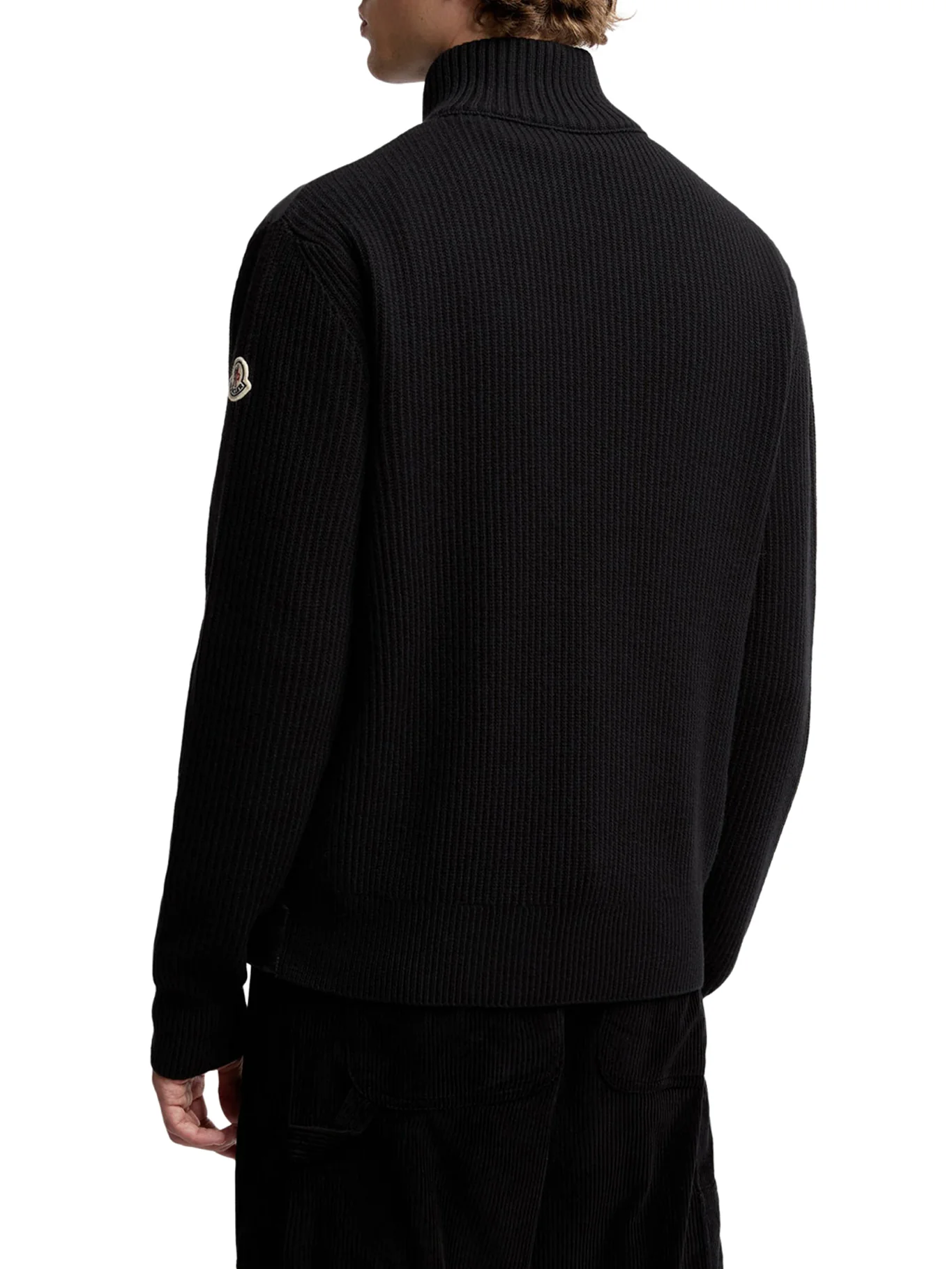 WOOL AND CASHMERE PADDED CARDIGAN WITH ZIP - Image 4
