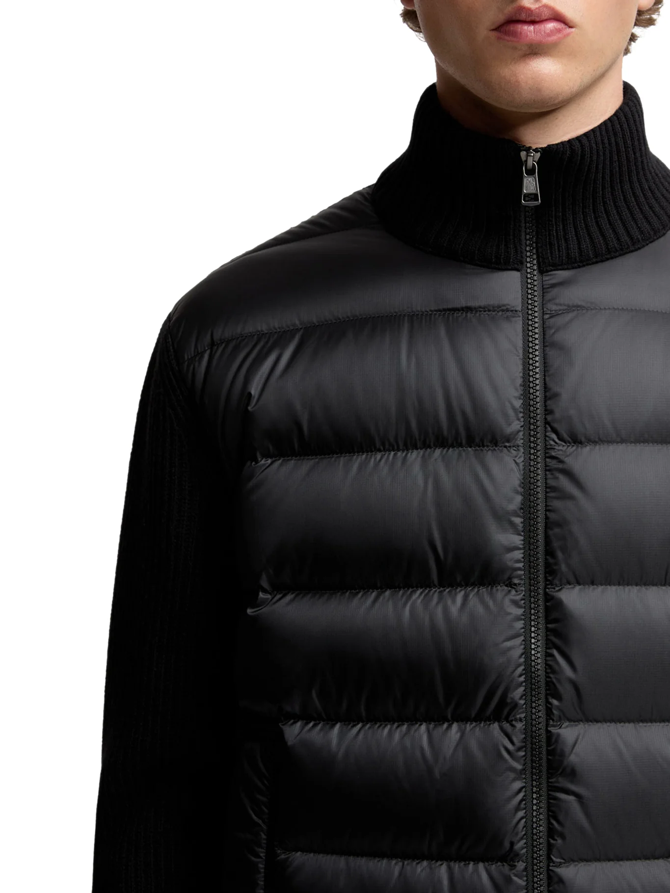 WOOL AND CASHMERE PADDED CARDIGAN WITH ZIP - Image 6