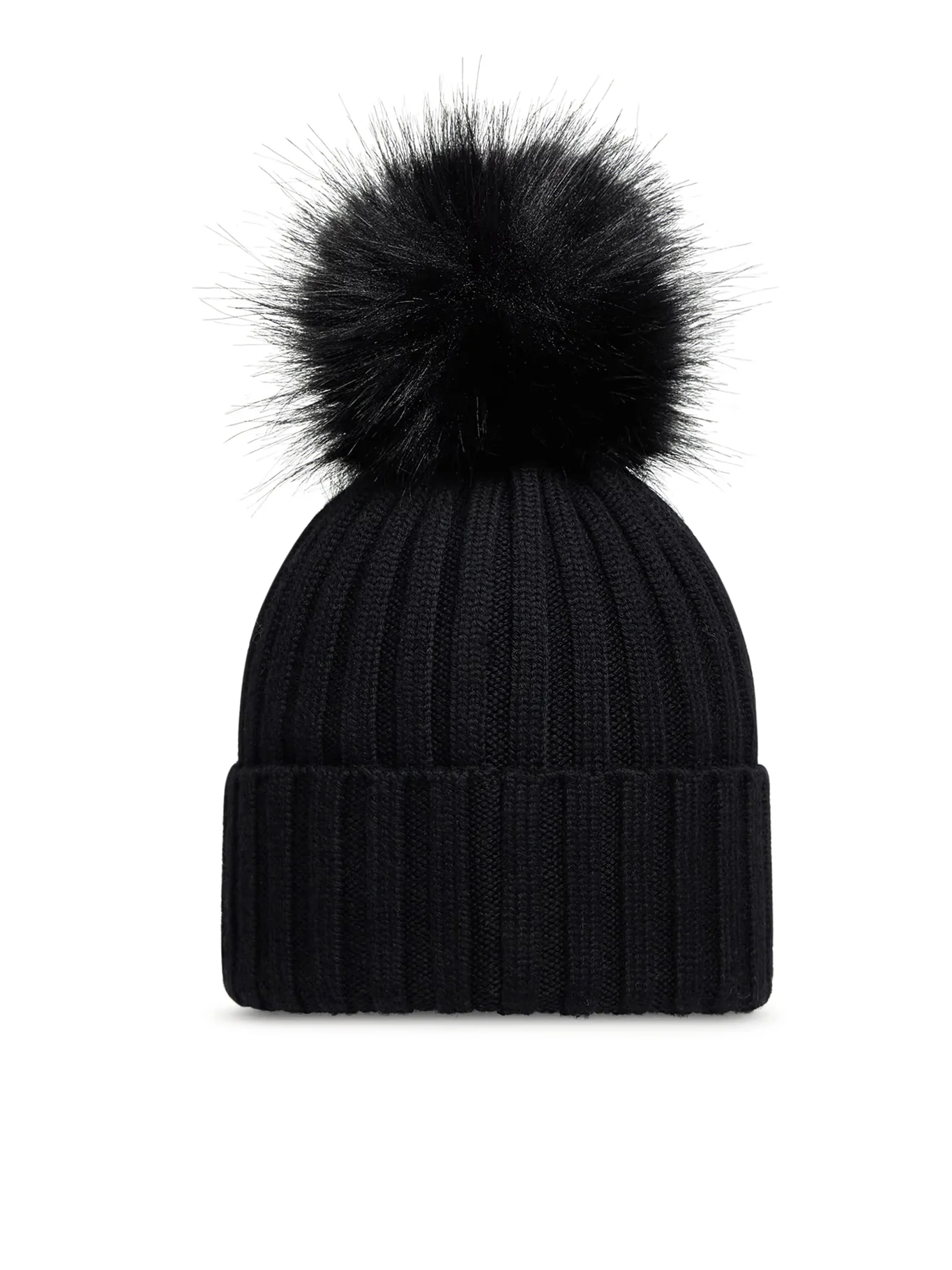 WOOL HAT WITH POMPOM - Image 2