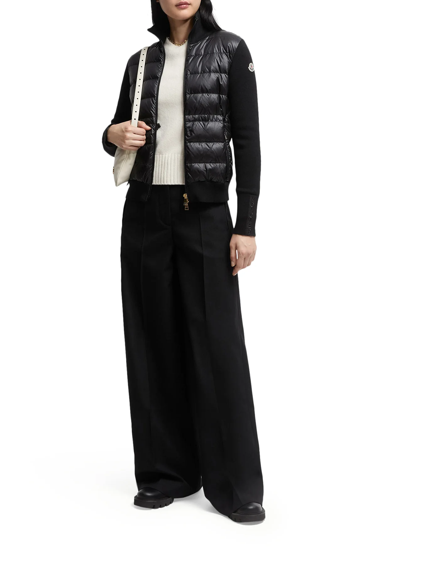 WOOL PADDED CARDIGAN WITH ZIP - Image 2