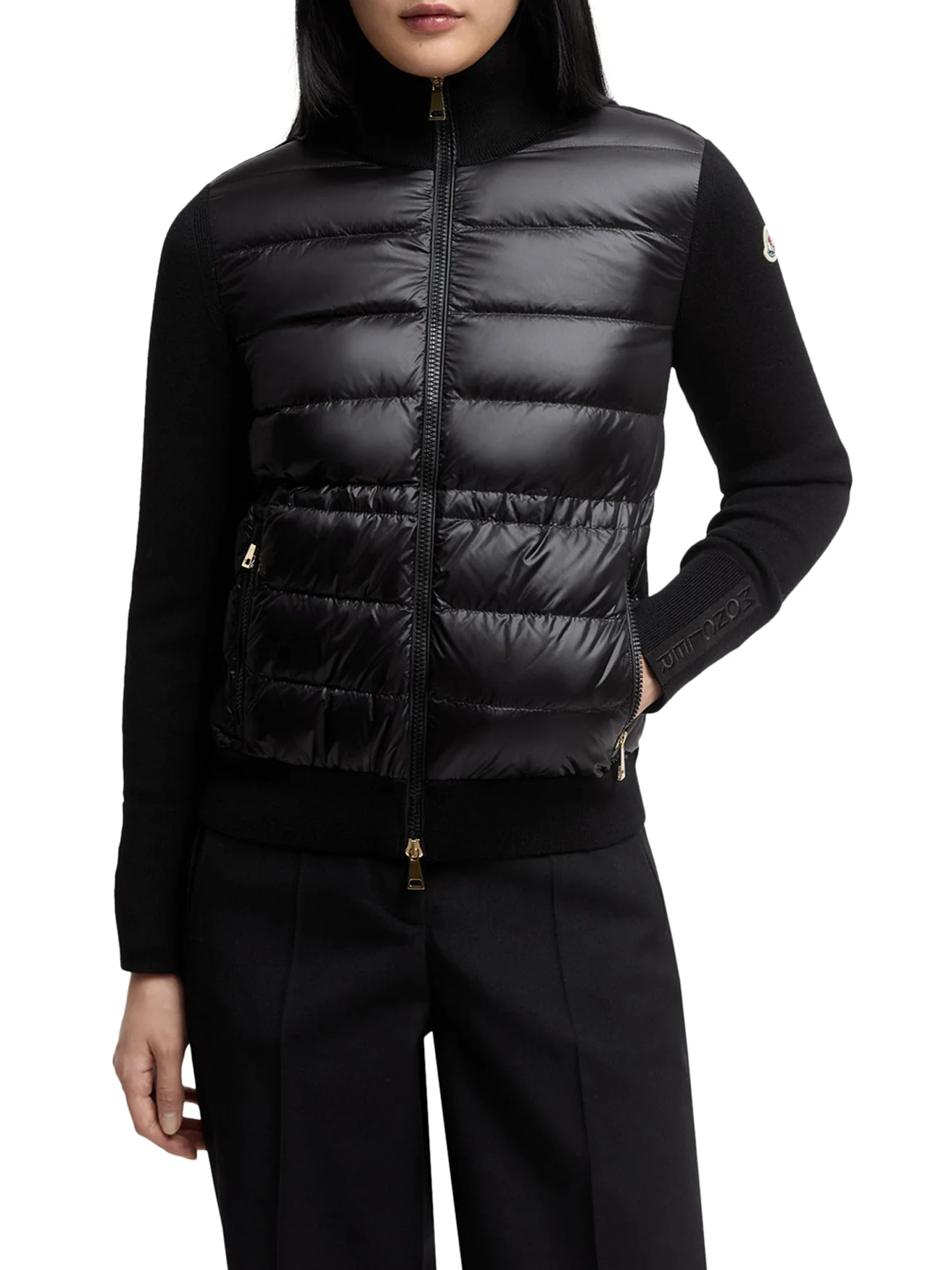 WOOL PADDED CARDIGAN WITH ZIP - Image 3