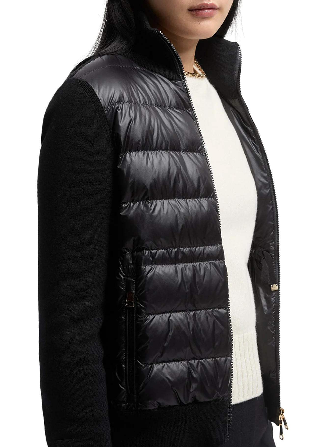 WOOL PADDED CARDIGAN WITH ZIP - Image 5