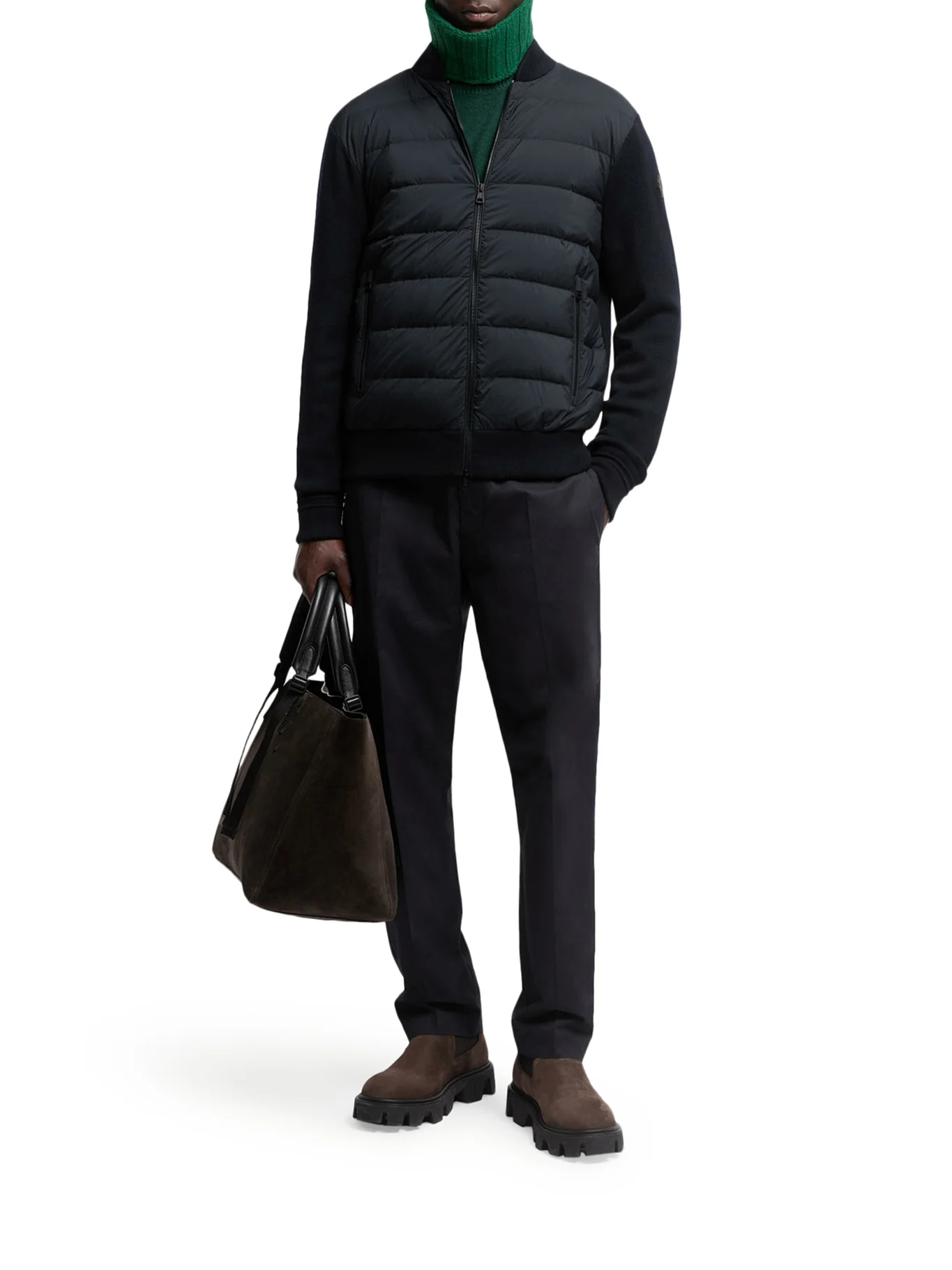 WOOL PADDED CARDIGAN WITH ZIP - Image 2