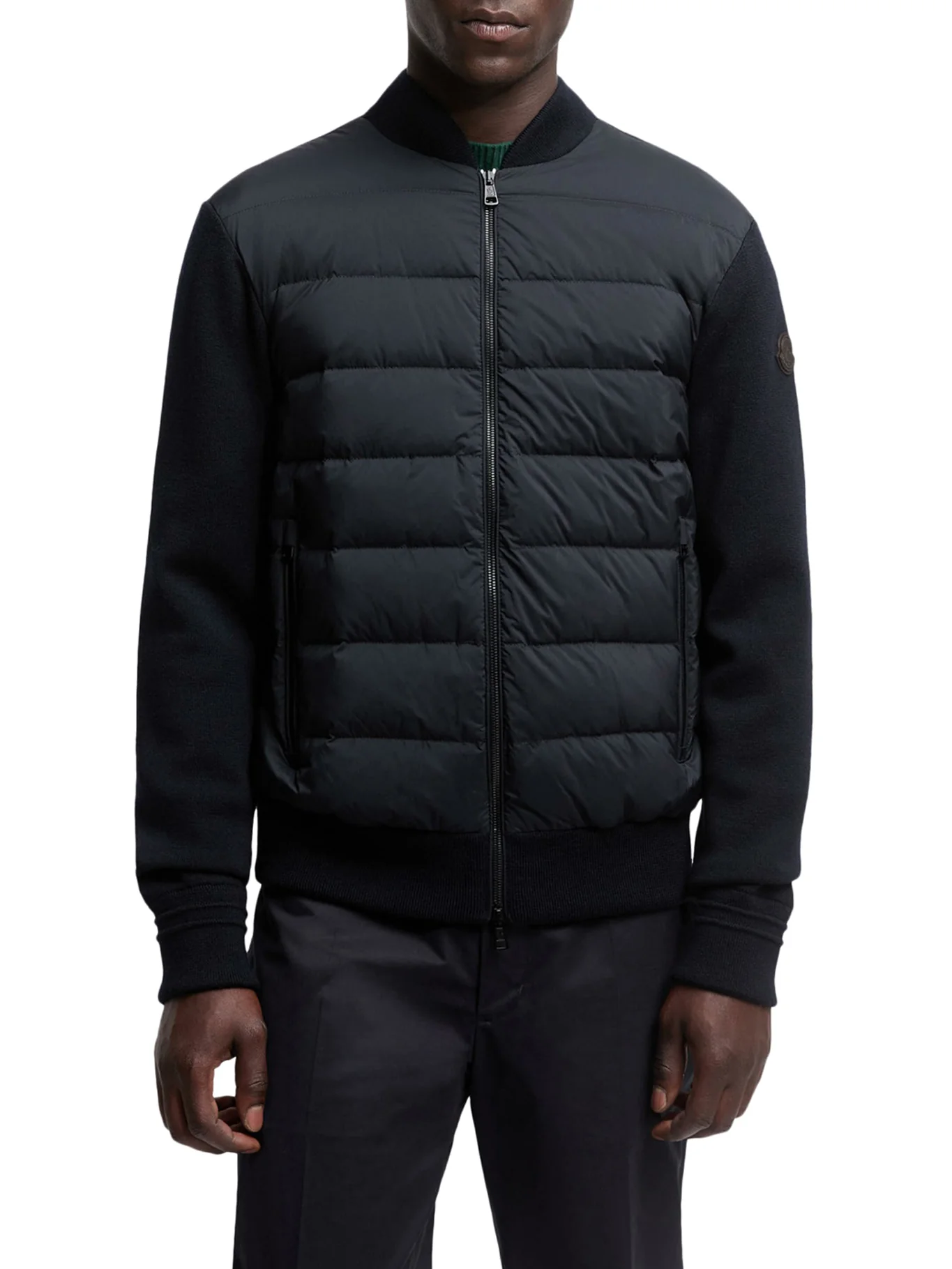 WOOL PADDED CARDIGAN WITH ZIP - Image 3