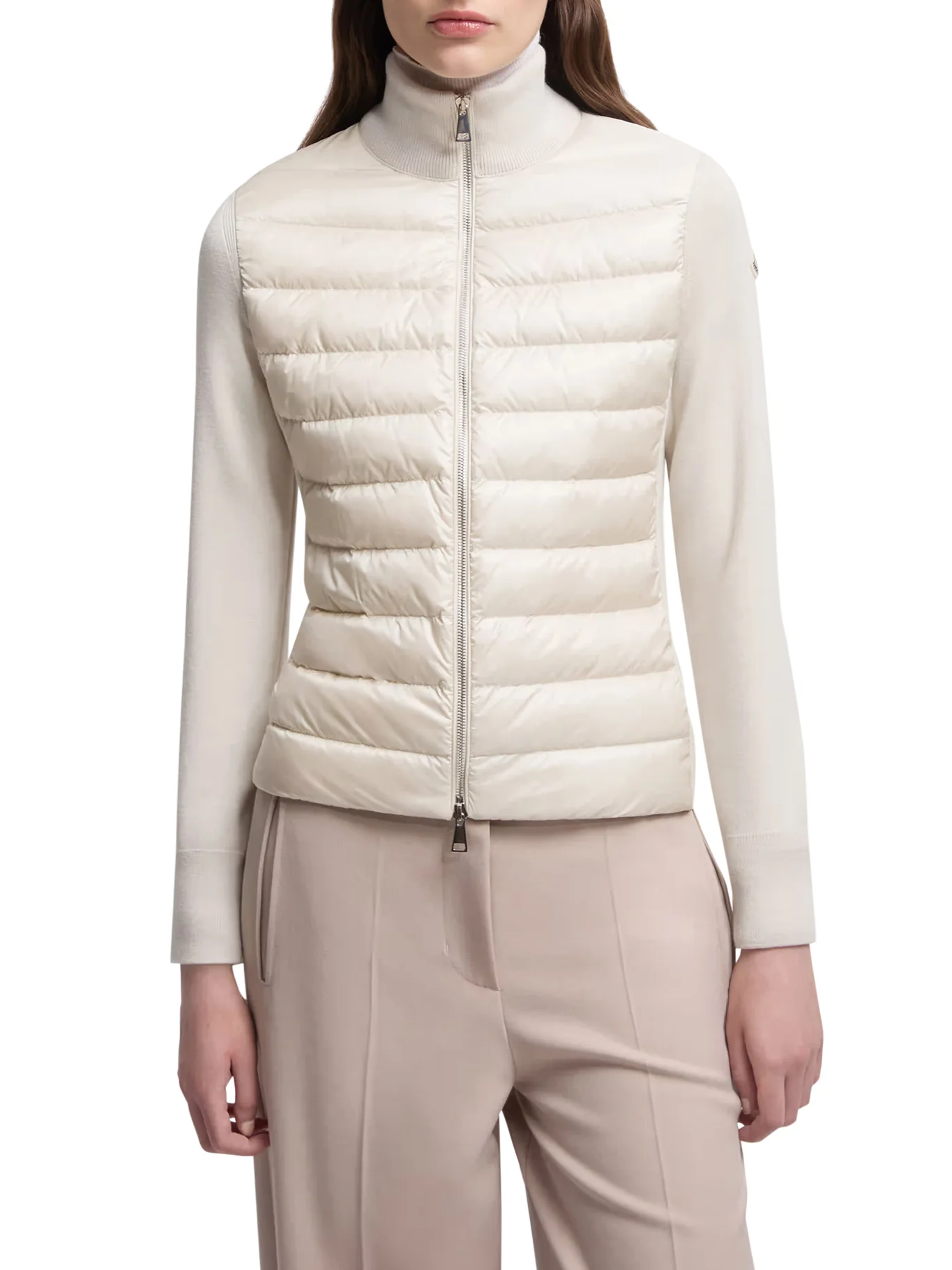 WOOL PADDED CARDIGAN WITH ZIP - Image 3