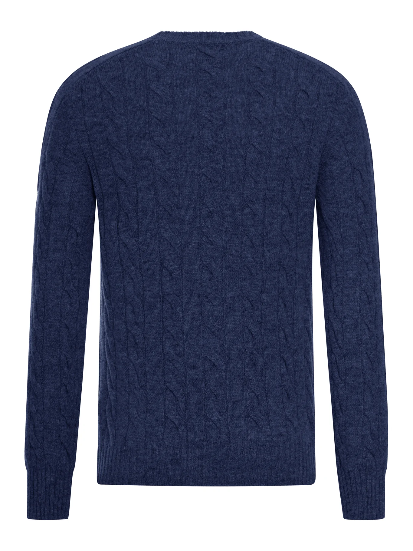 SHETLAND WOOL CABLE-KNIT CREWNECK - Image 2