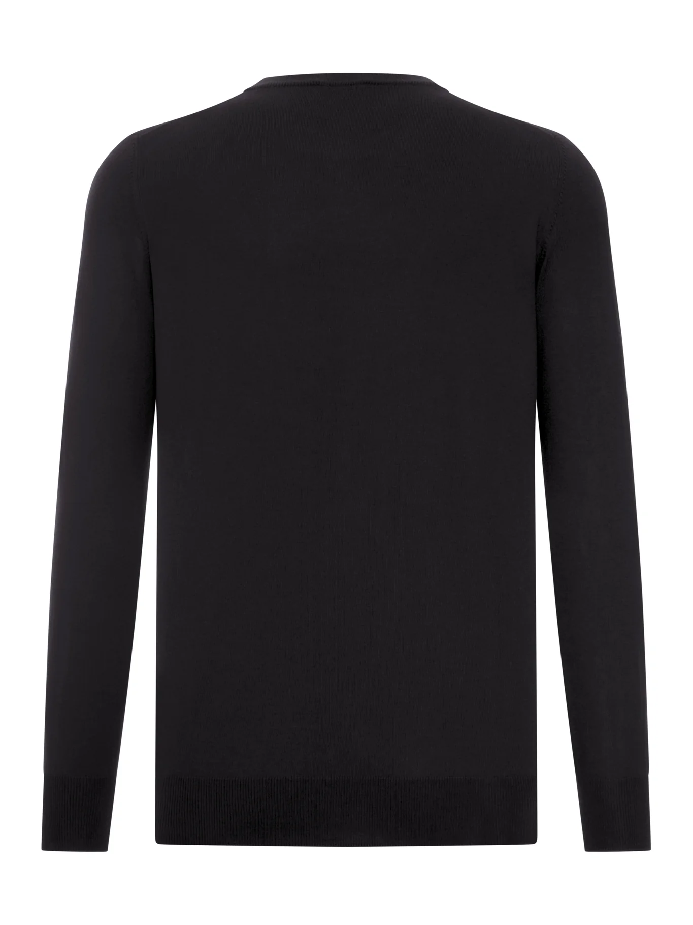 CREW NECK LONG SLEEVED COTTON KNITTED T-SHIRT - Image 2