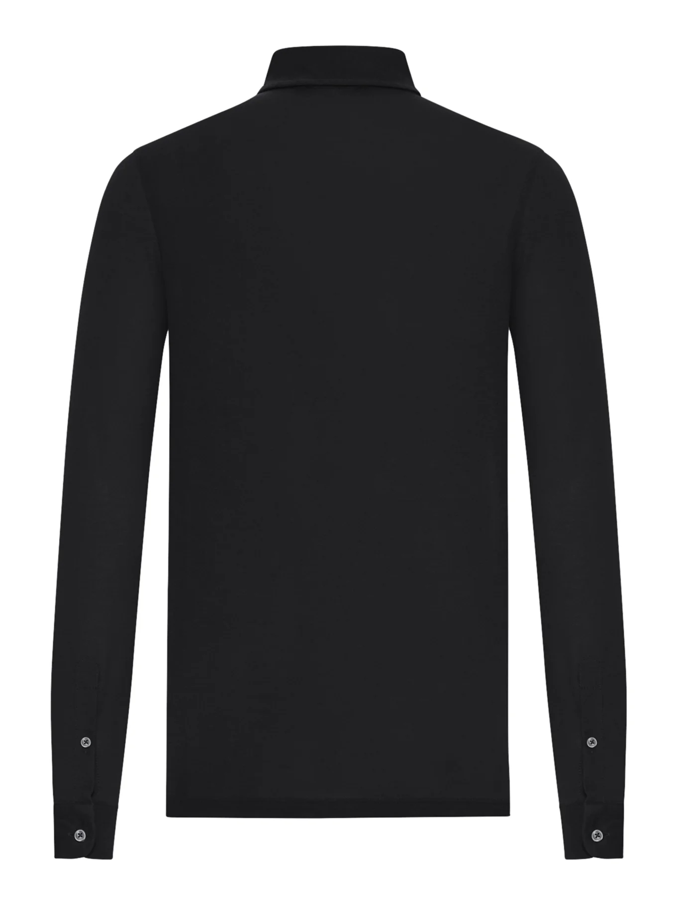 LONG-SLEEVED POLO SHIRT IN LIGHTWEIGHT COTTON - Image 2
