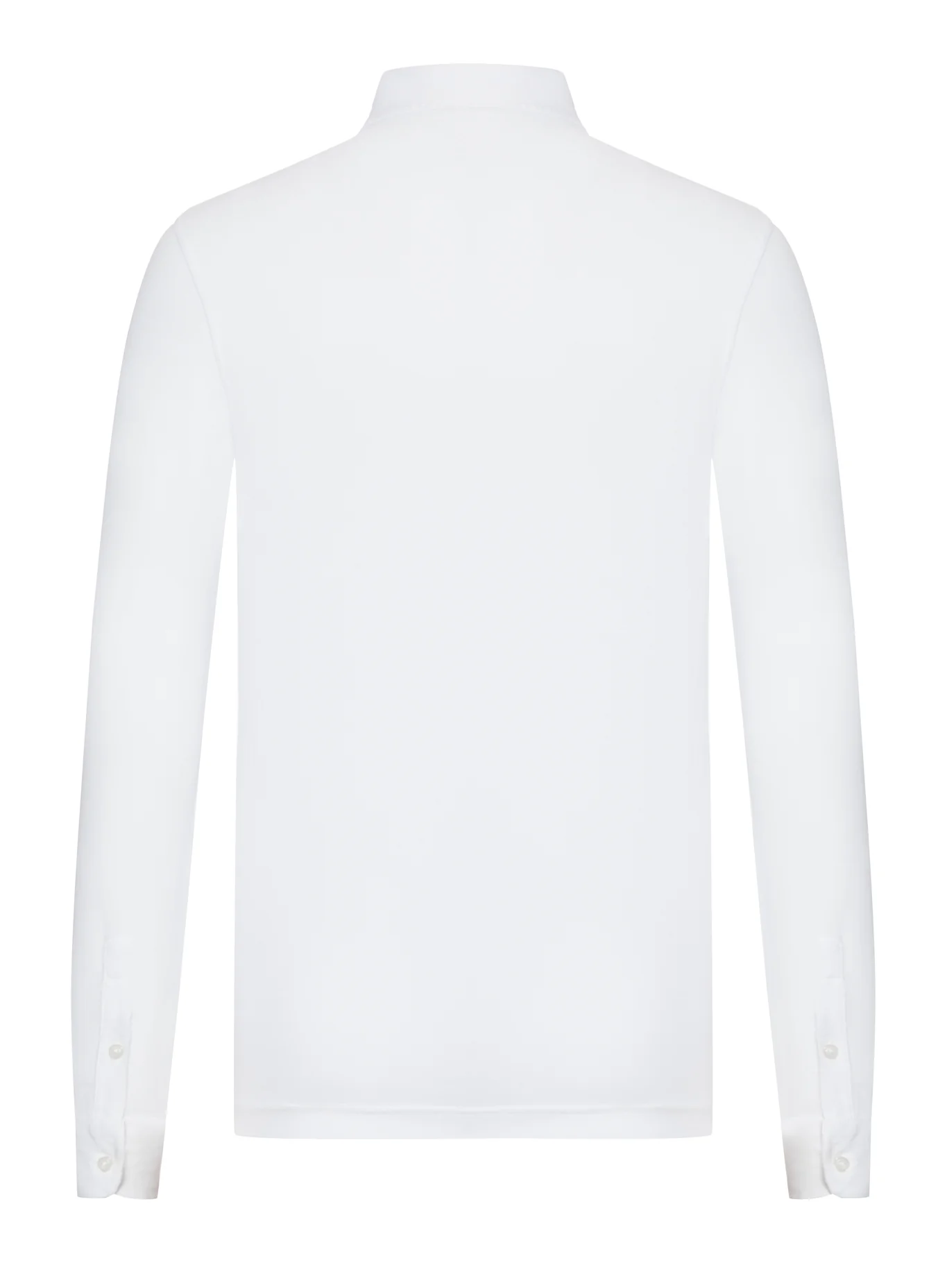 LONG-SLEEVED POLO SHIRT IN LIGHTWEIGHT COTTON - Image 2