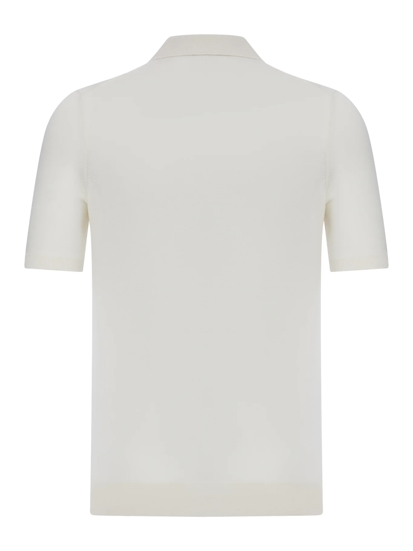 SILK V-NECK POLO SHIRT - Image 2