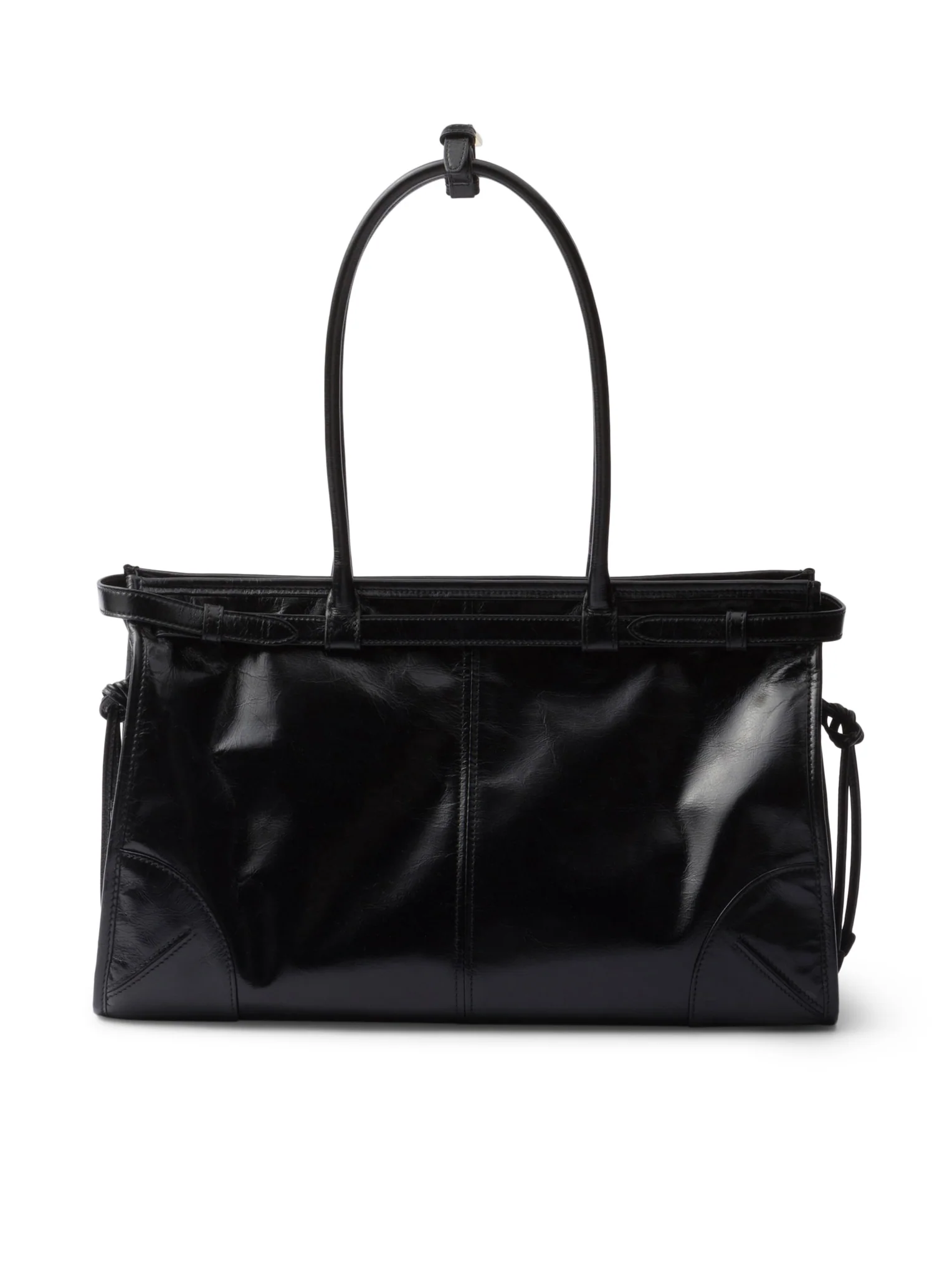 PRADA BONNIE LARGE LEATHER HANDBAG - Image 4