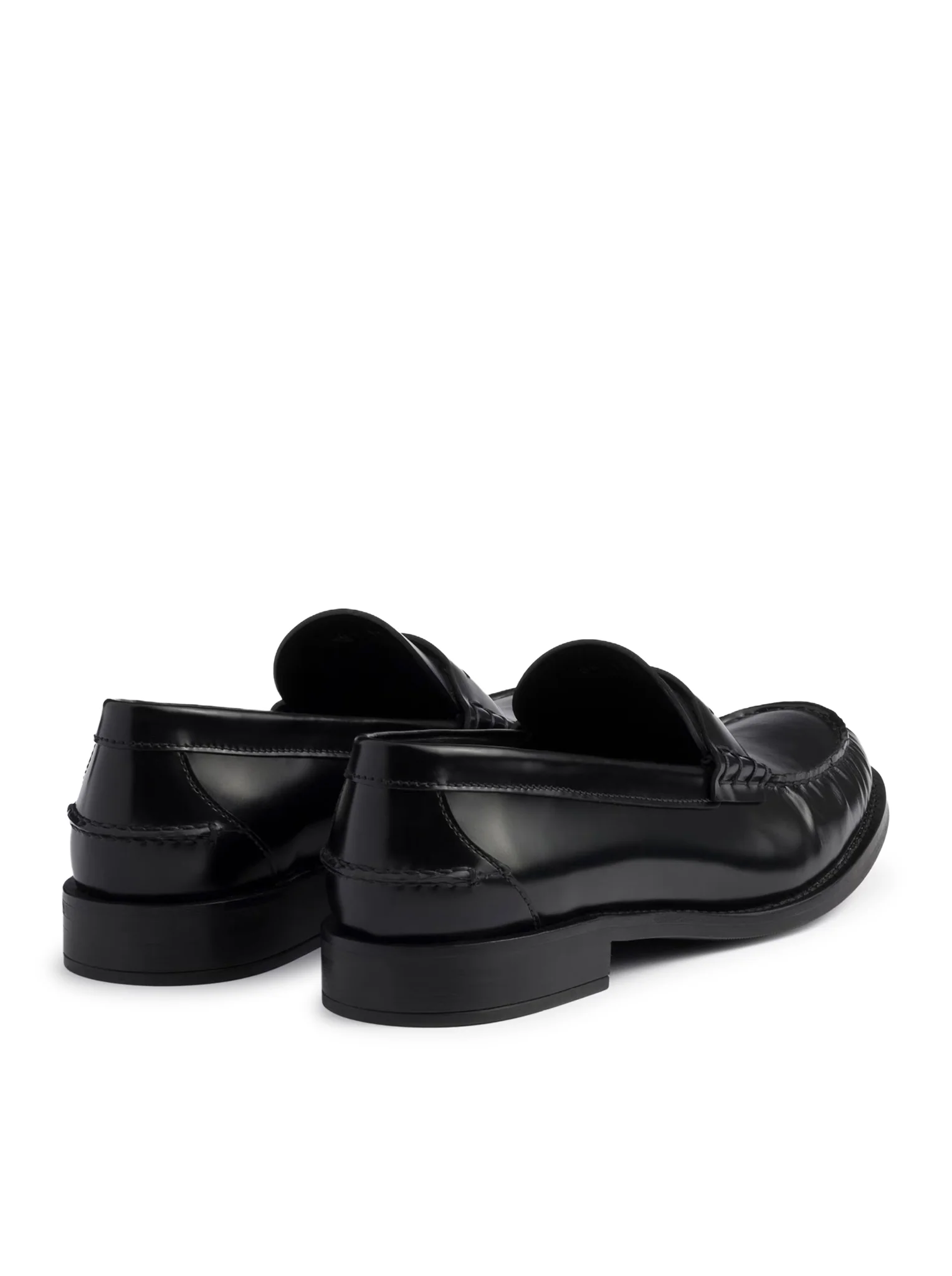 BRUSHED LEATHER LOAFERS - Image 3