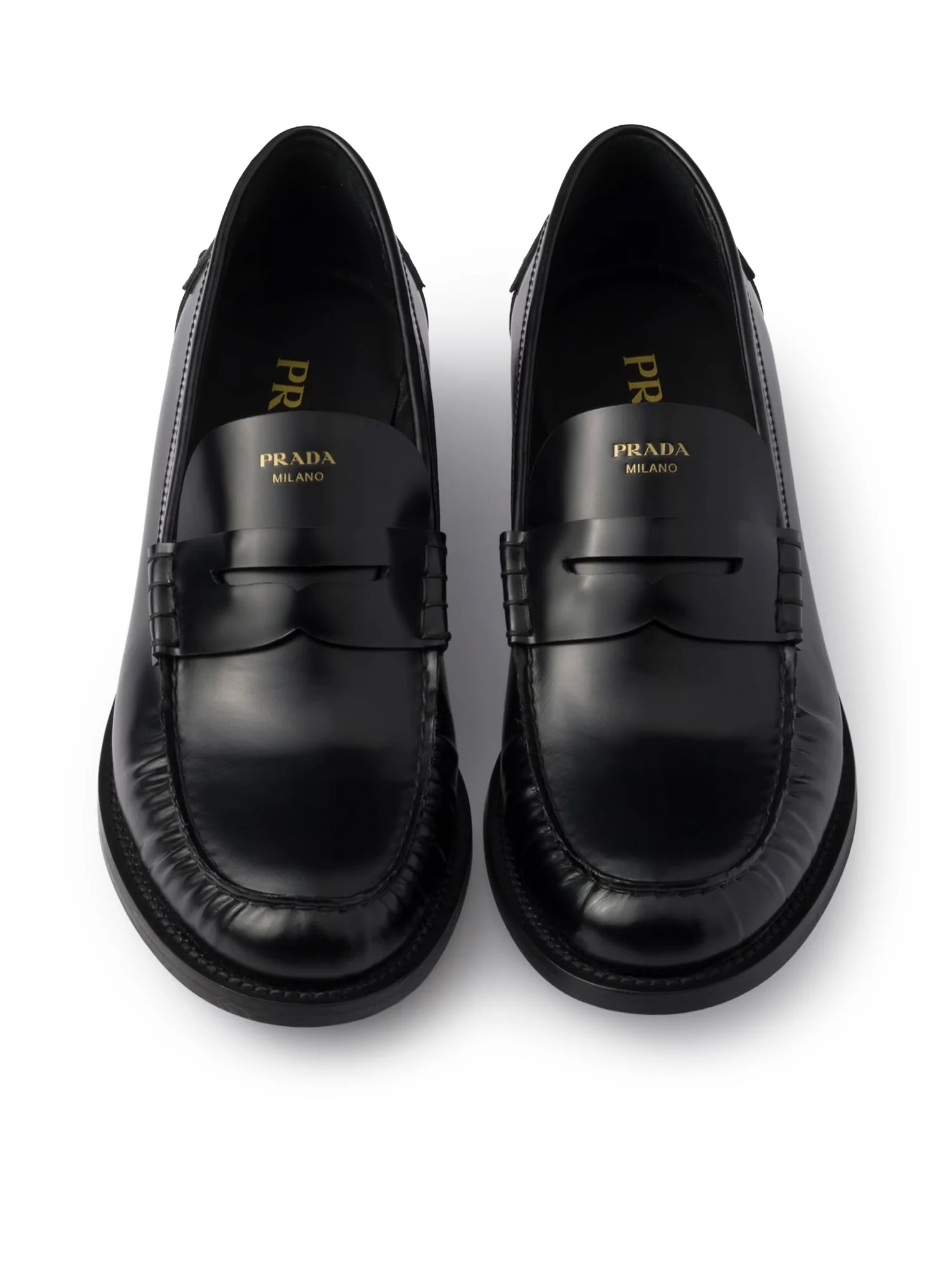 BRUSHED LEATHER LOAFERS - Image 4