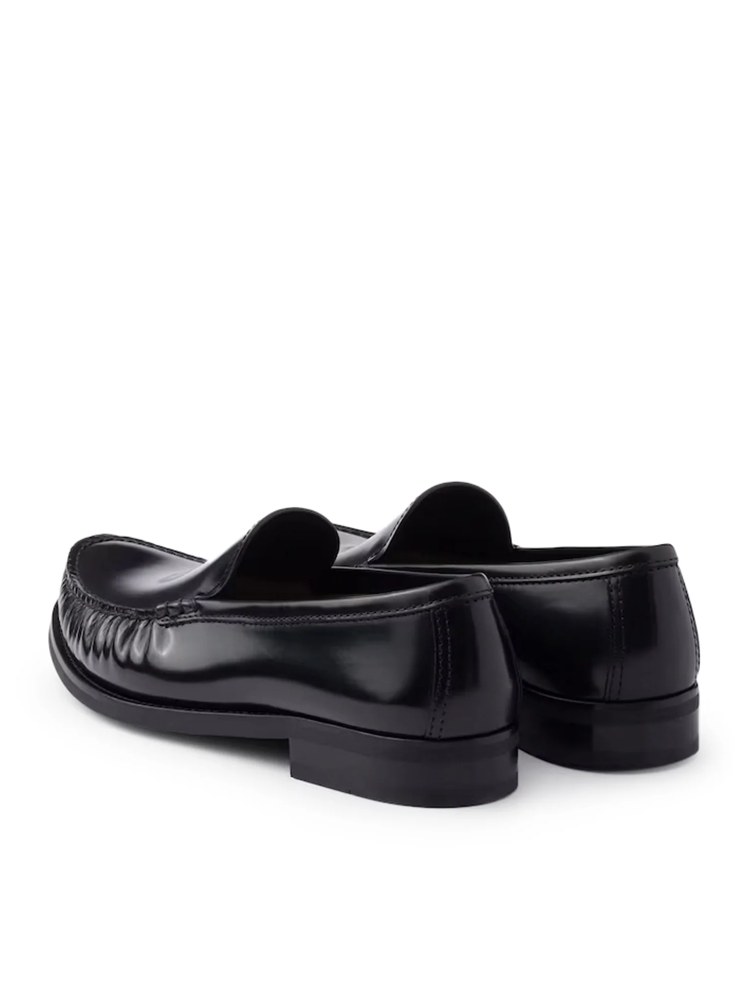 BRUSHED LEATHER LOAFERS - Image 4